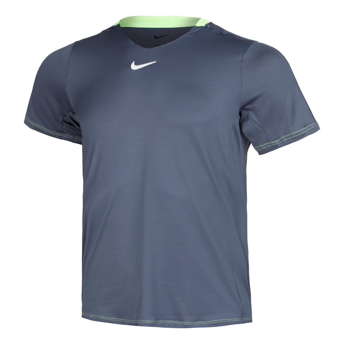 Nike Dri-Fit Court Camiseta de manga corta Hombres - azul-gris,