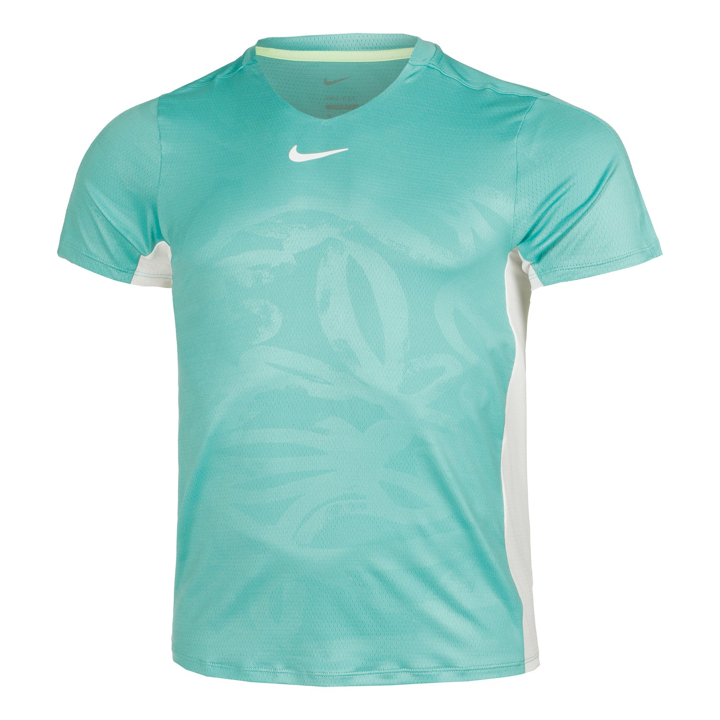 Nike Dri-Fit Court Printed Camiseta de manga corta Hombres - turquesa, blanco