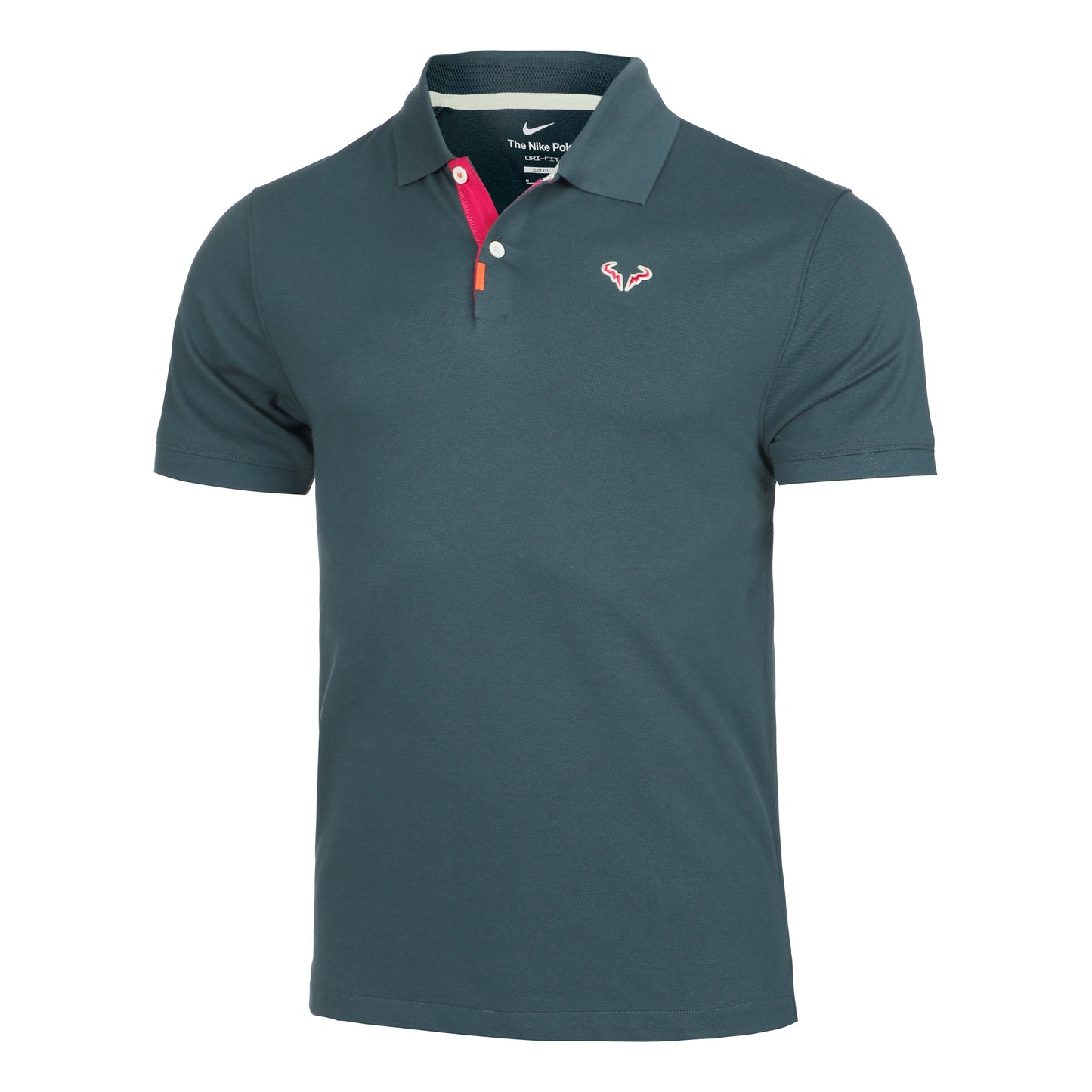 Nike Dri-Fit RAFA Slim Polo Hombres - verde oscuro,