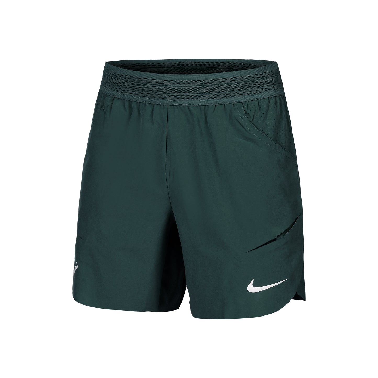 Nike Dri-Fit RAFA MNK 7in Shorts Hombres - verde oscuro,