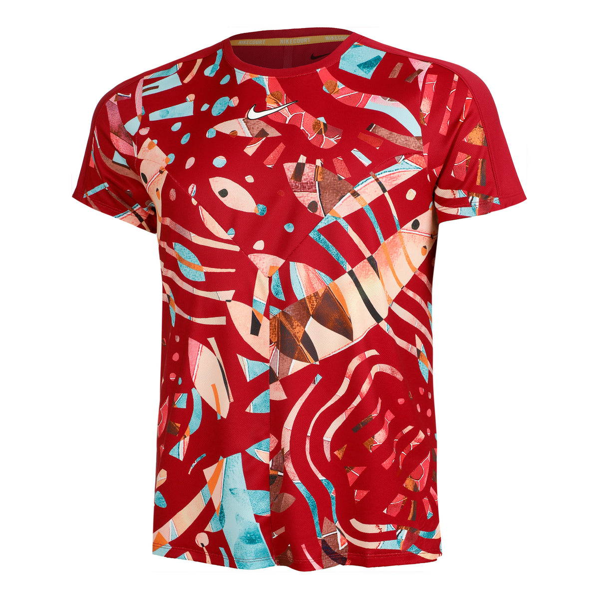 Nike Dri-Fit Court Slam Camiseta de manga corta Hombres - berry, multicolor