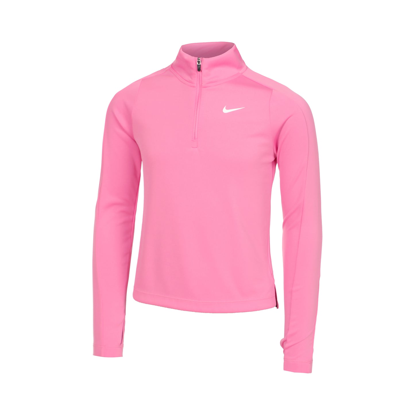 Nike Dri-Fit Half-Zip Camiseta de manga larga Chicas - rosa,