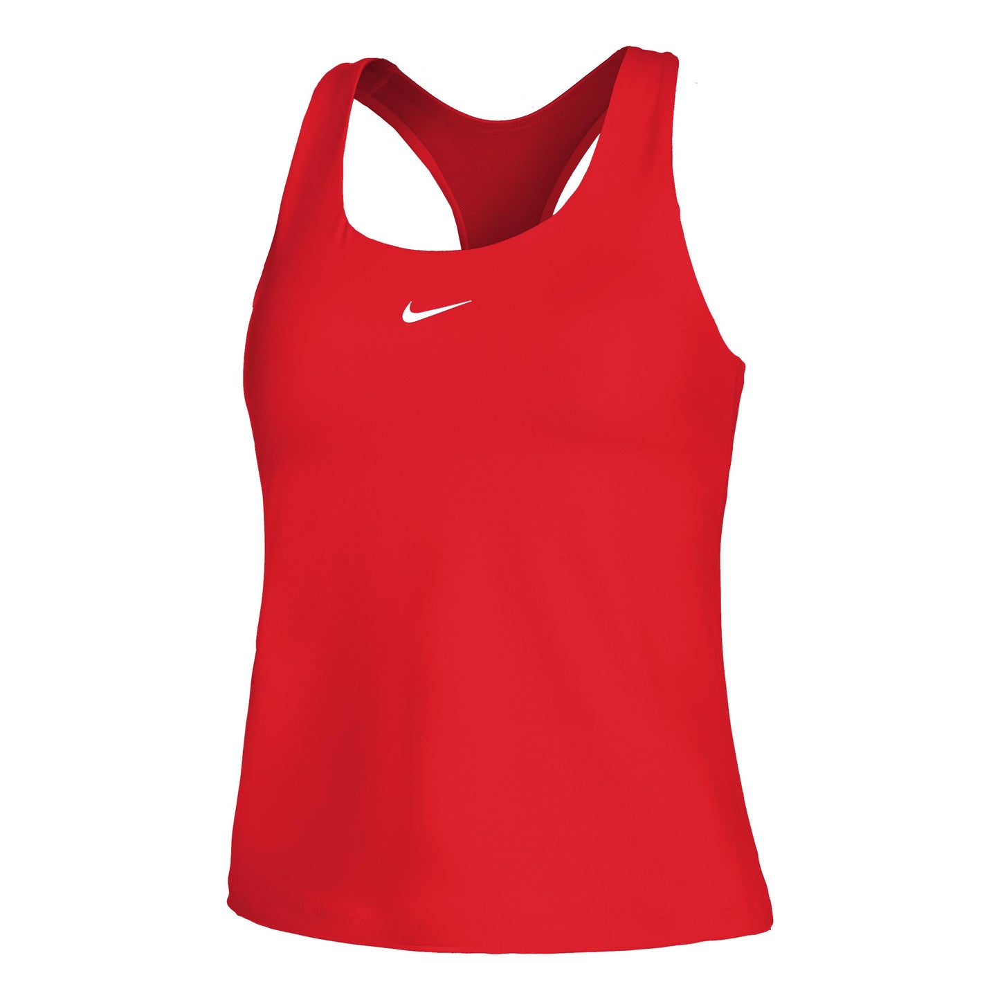 Nike Dri-Fit Swoosh Camiseta de tirantes Mujeres - rojo,