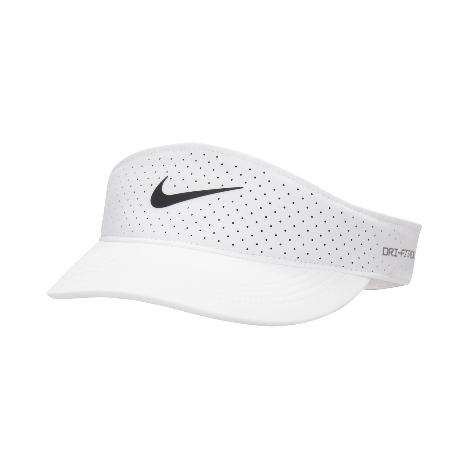 Nike Dri-Fit Advantage Visor Visera-Blanco,Negro