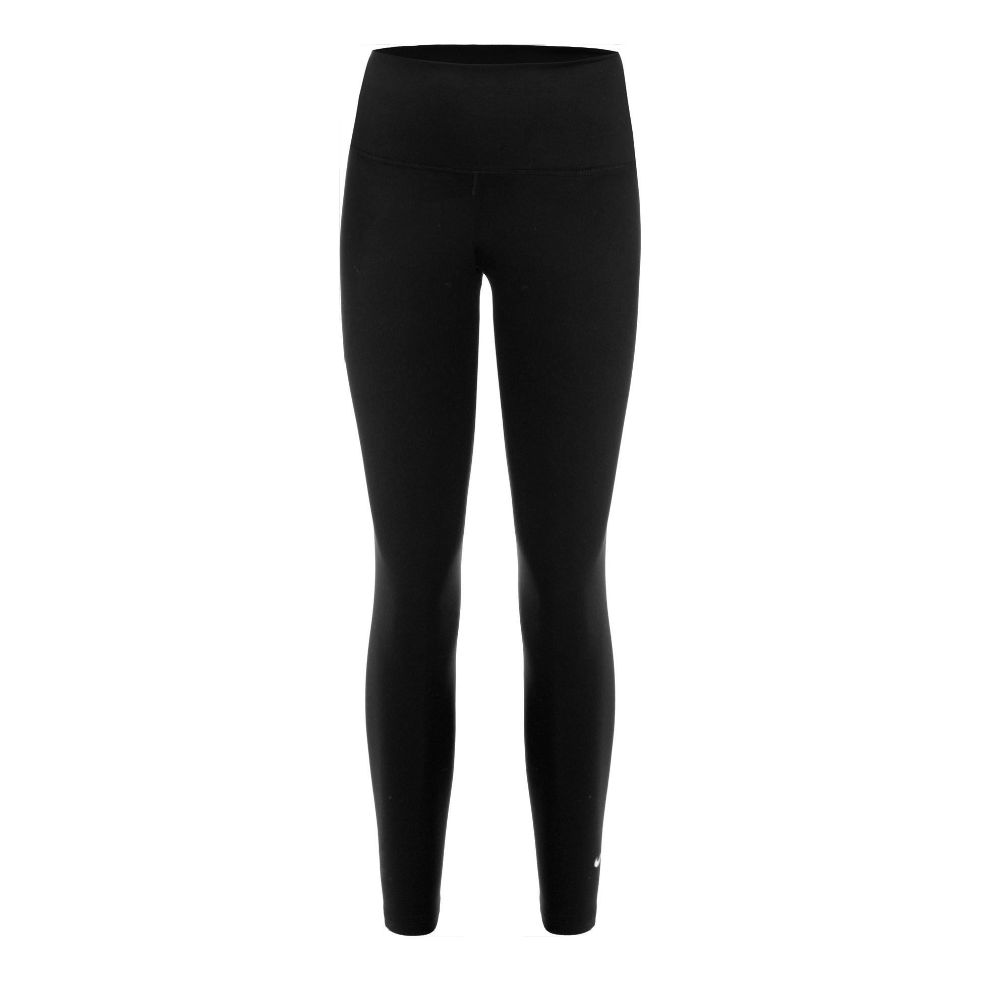 Nike One High Rise Mallas Para Correr Mujeres-Negro,Blanco