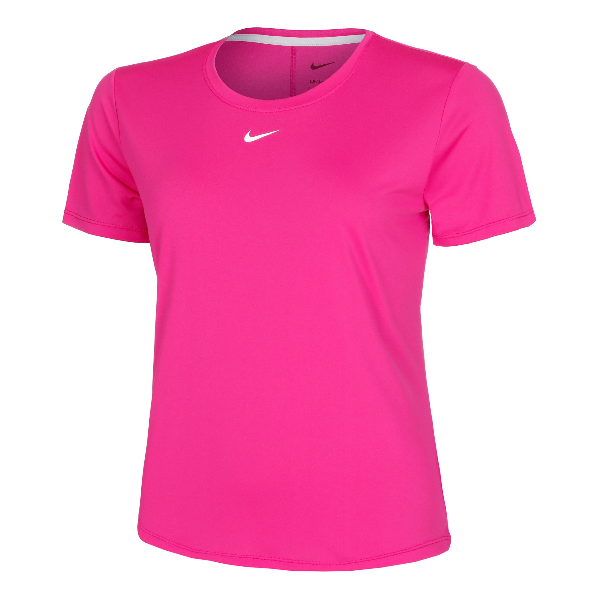 Nike Dri-Fit One STD Camiseta de manga corta Mujeres - rosa, blanco