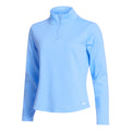 Dri-Fit One Standard Half-Zip Camiseta de manga larga Mujeres - azul claro,