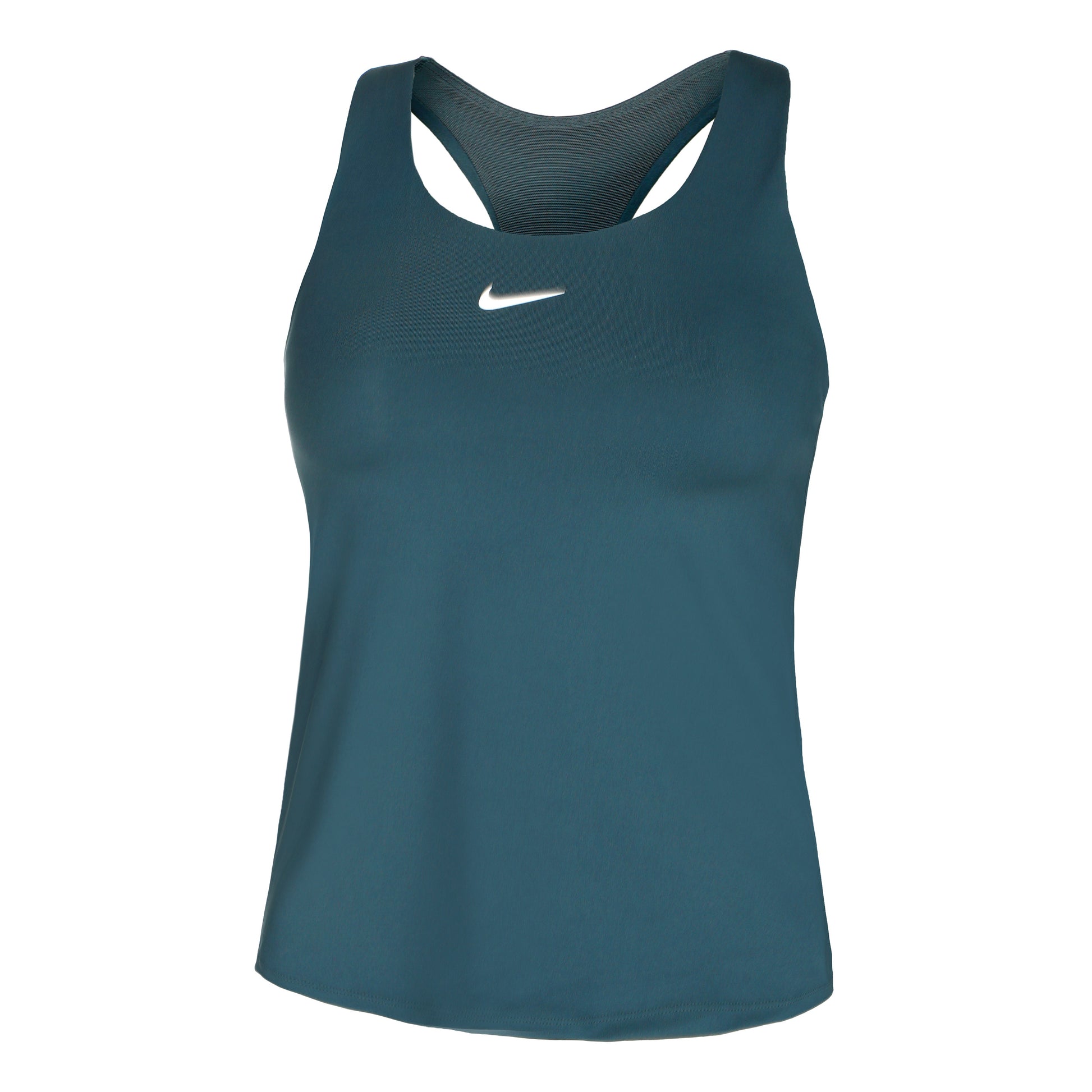 Nike Dri-Fit Swoosh Camiseta de tirantes Mujeres - color petróleo,