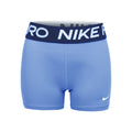 Dri-Fit Big Kids 3in Shorts Chicas-azul claro,azul oscuro