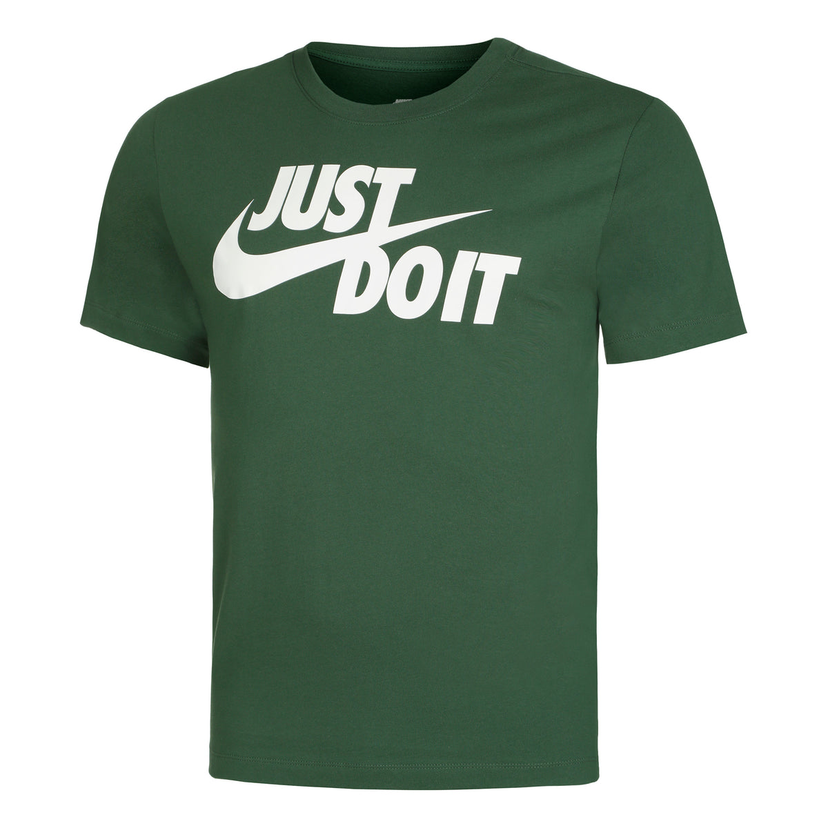 Nike Just Do It Swoosh Camiseta de manga corta Hombres - verde oscuro,