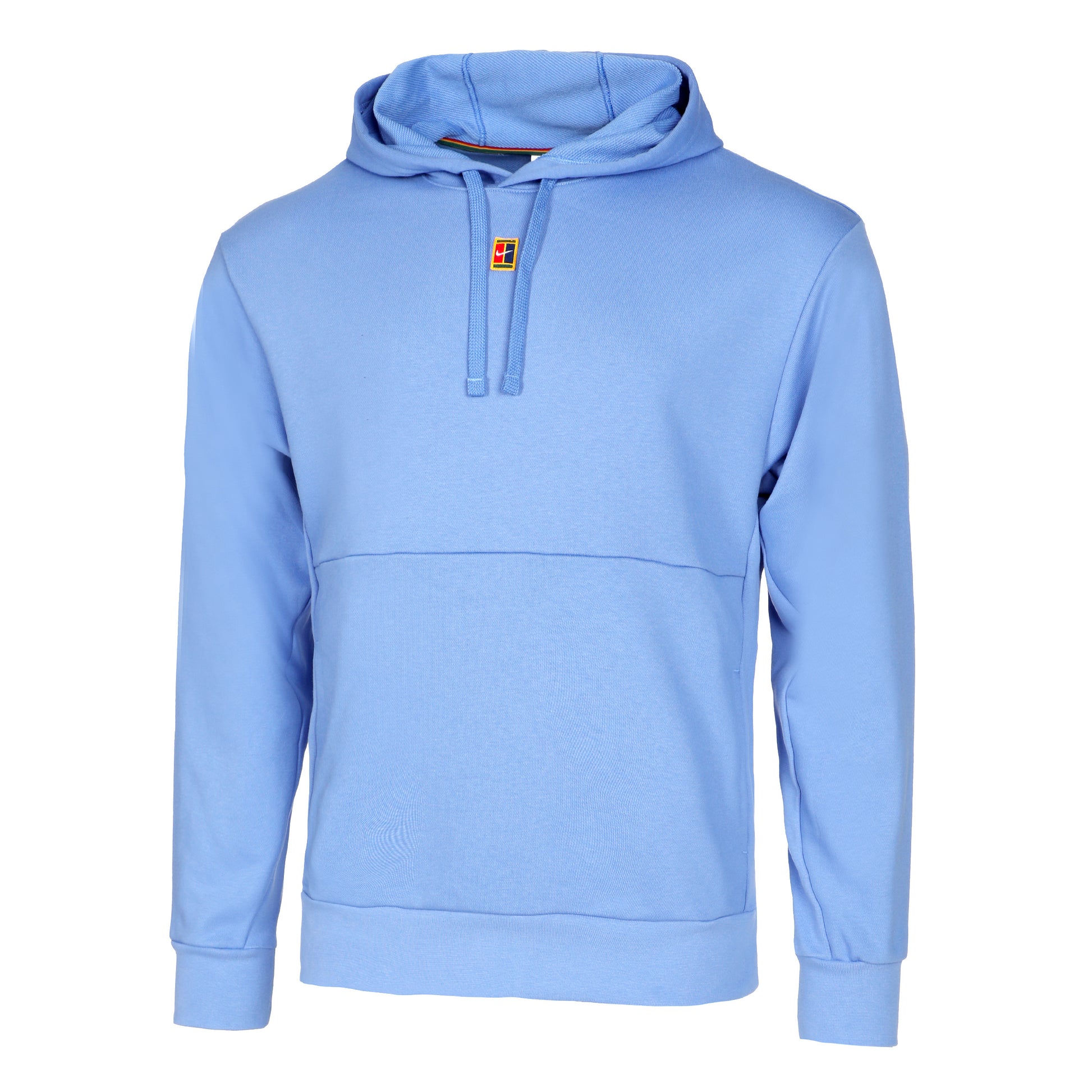 Nike Dri-Fit Court Heritage Fleece Sudadera con capucha Hombres - azul claro,