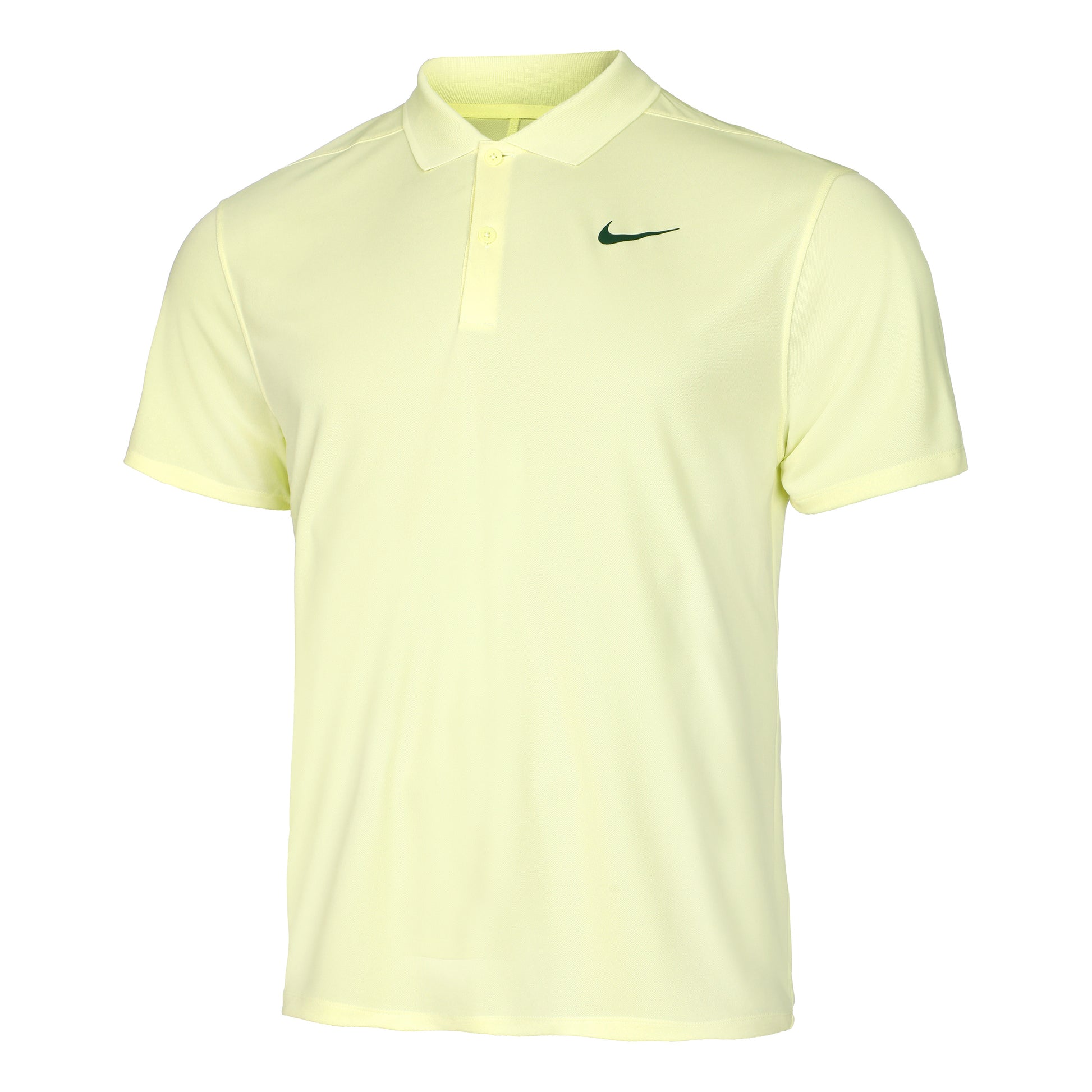 Nike Dri-Fit Victory Court Pique Polo Hombres - verde claro,
