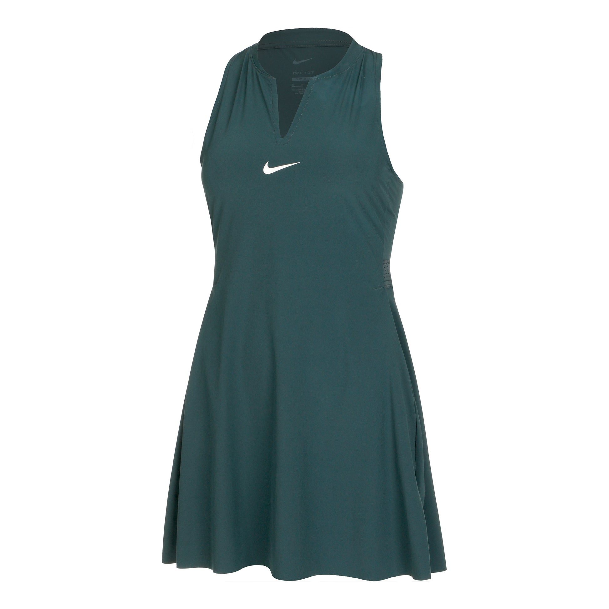 Nike Dri-Fit Vestido Mujeres - verde, blanco