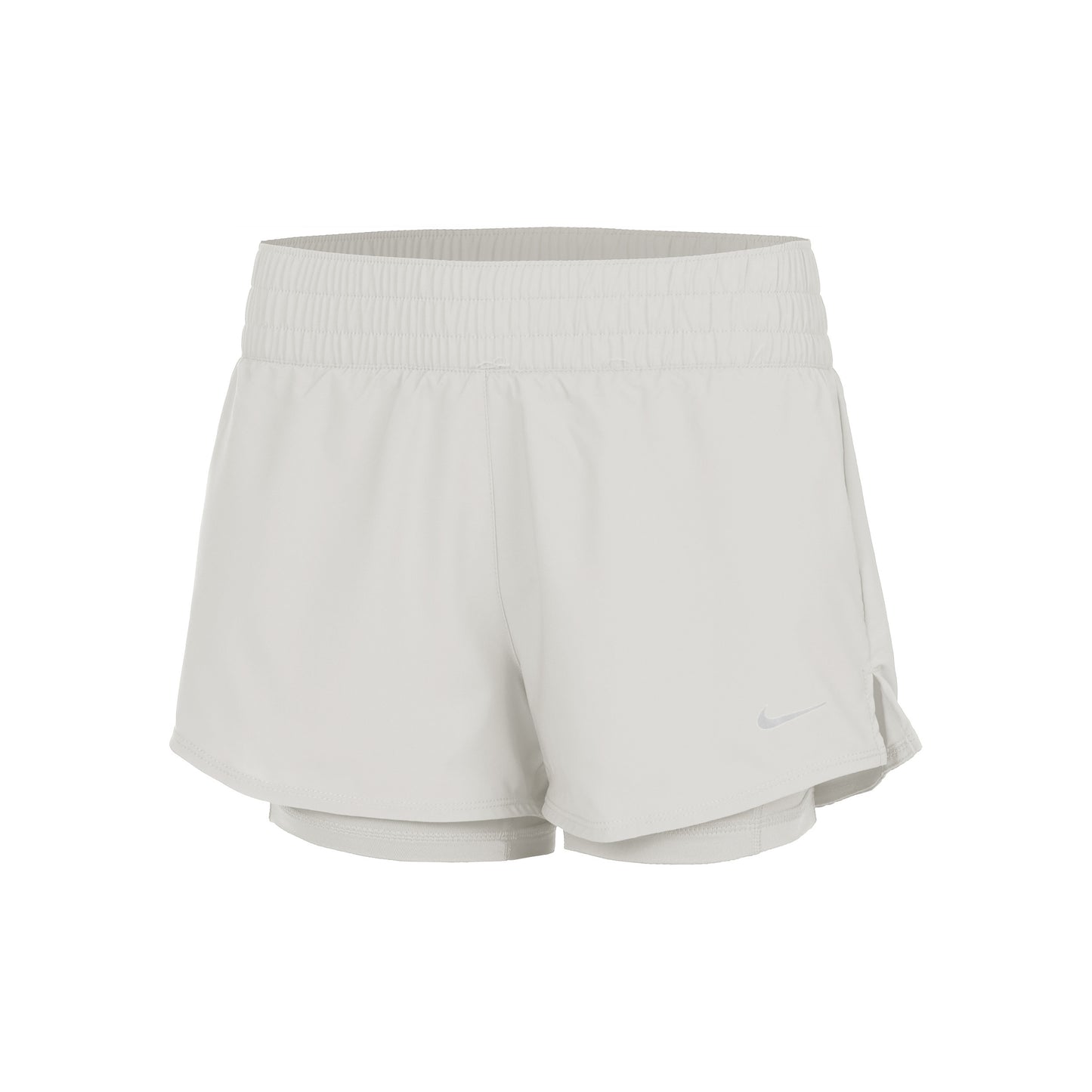 Nike Dri-Fit One Mid Rise 2in1 3in Shorts Mujeres - crema,
