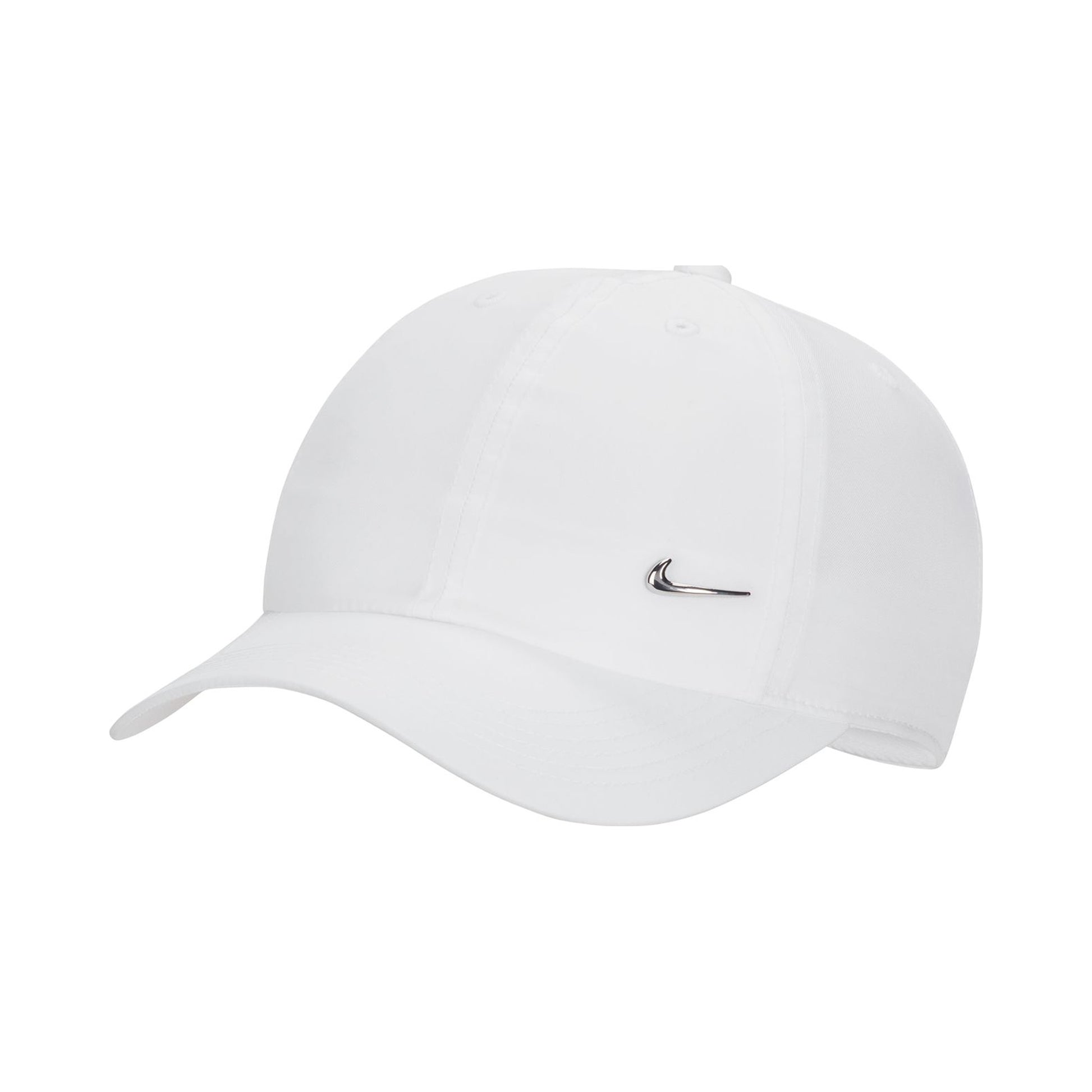 Nike Dri-FIT Club Metal Swoosh Gorra Niños-blanco