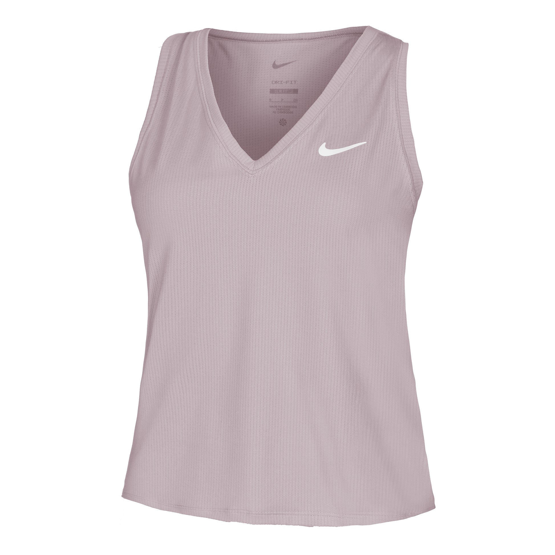 Nike Dri-Fit Victory Court Camiseta de tirantes Mujeres - morado, negro