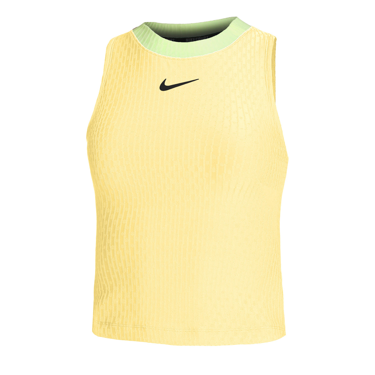 Nike Court Dri-Fit Slam Camiseta de tirantes Mujeres - amarillo limón,