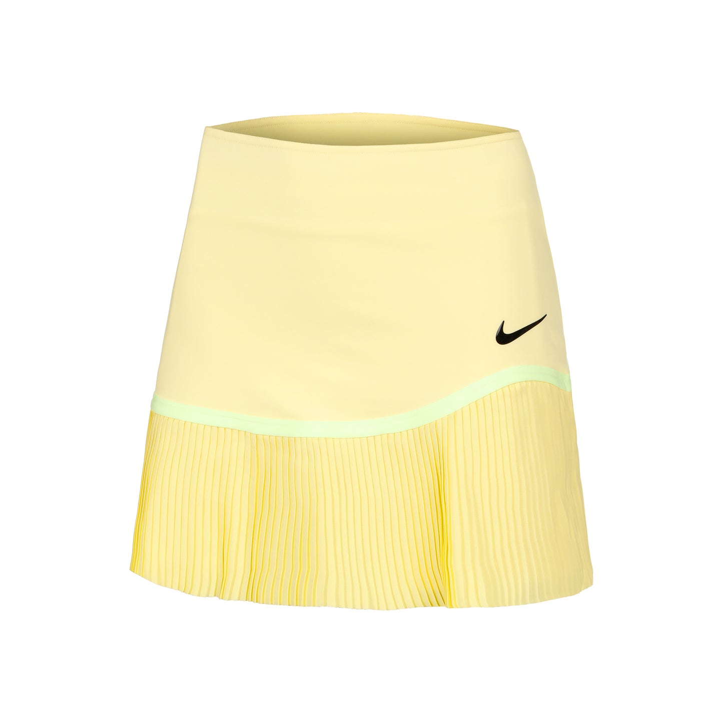 Nike Dri-Fit Advantage Pleated Falda Mujeres - amarillo limón,