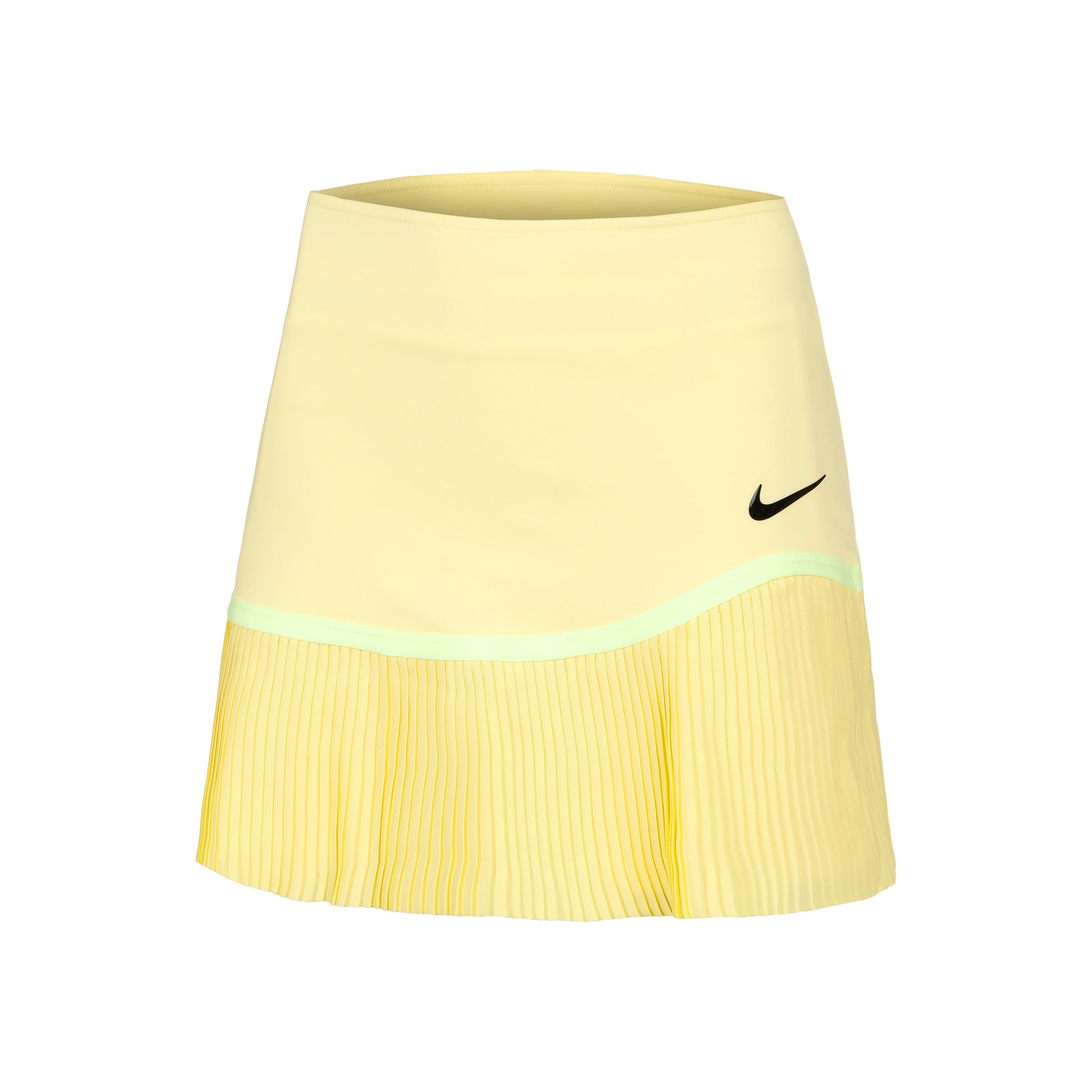 Nike Dri-Fit Advantage Pleated Falda Mujeres - amarillo limón,