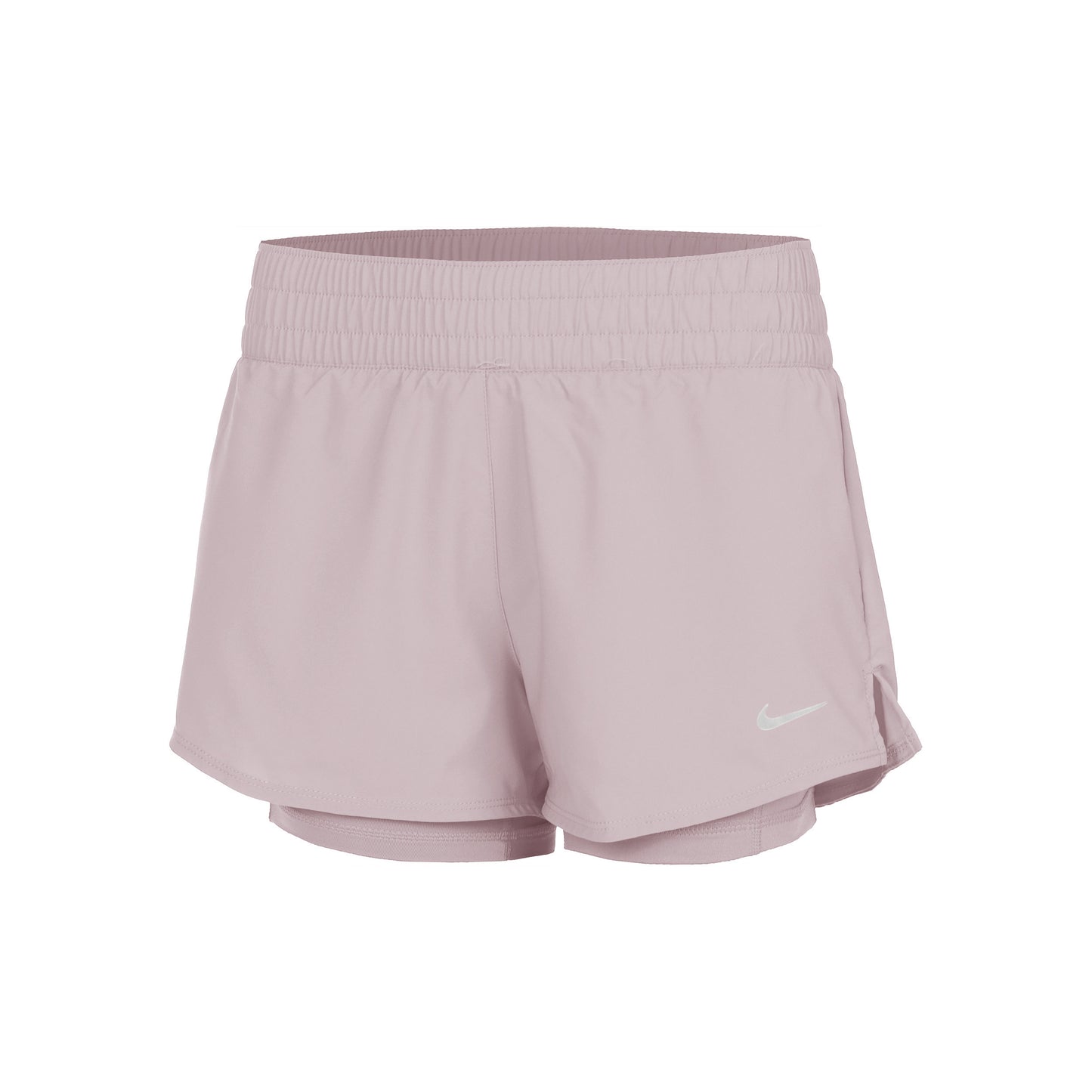 Nike Dri-Fit One Mid Rise 2in1 3in Shorts Mujeres - beige,
