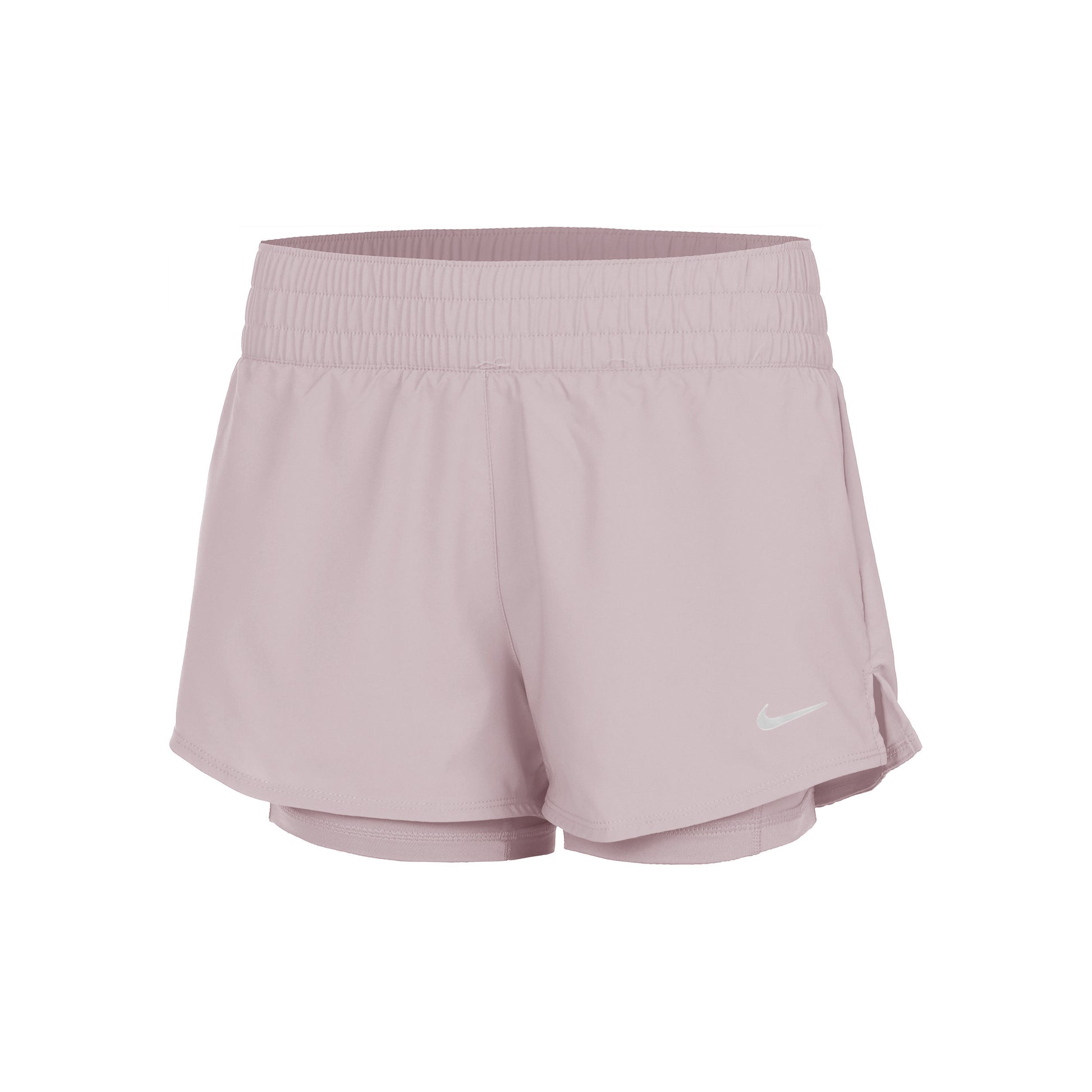 Nike Dri-Fit One Mid Rise 2in1 3in Shorts Mujeres - beige,
