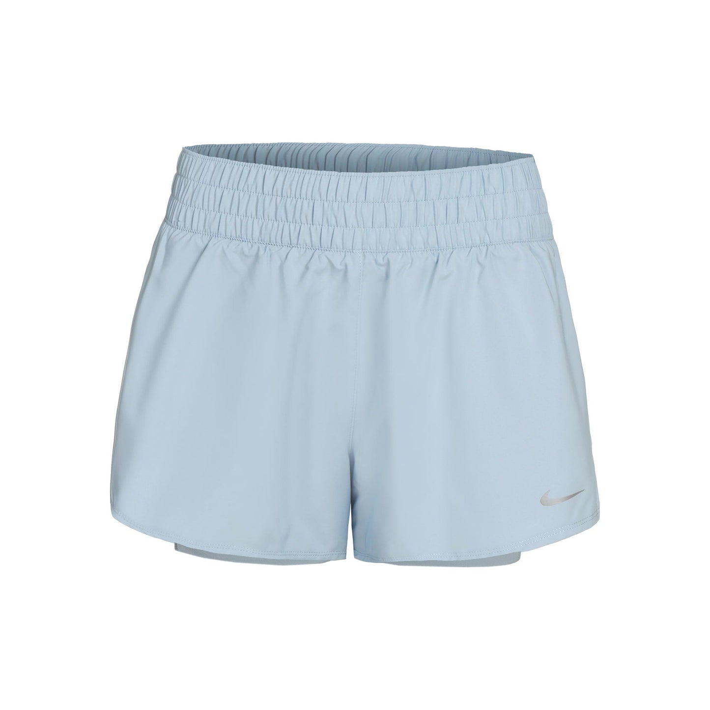 Nike Dri-Fit One Mid Rise 2in1 3in Shorts Mujeres - azul claro,