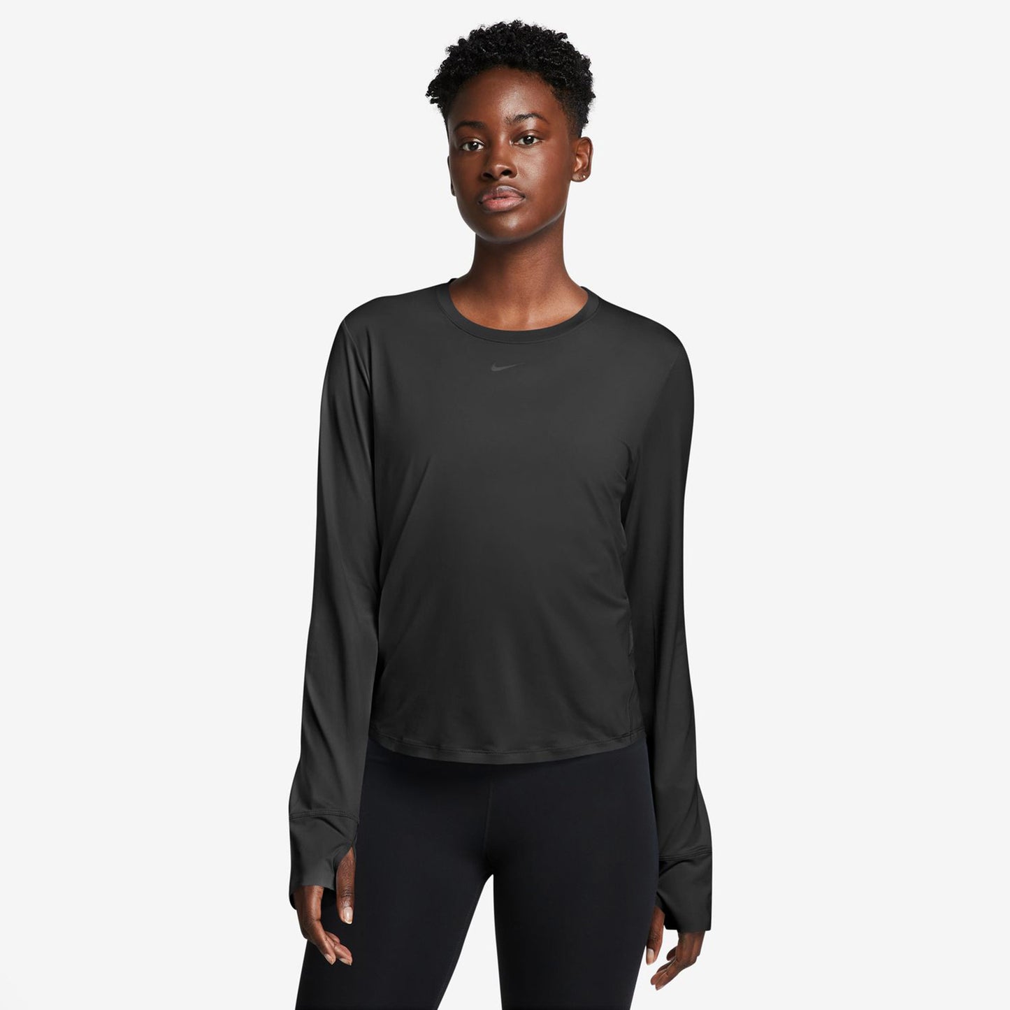 Nike One Classic Dri-Fit Camiseta De Manga Larga Mujeres-Negro