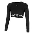 Pro Dri-Fit 365 Crop Camiseta de manga larga Mujeres - negro,