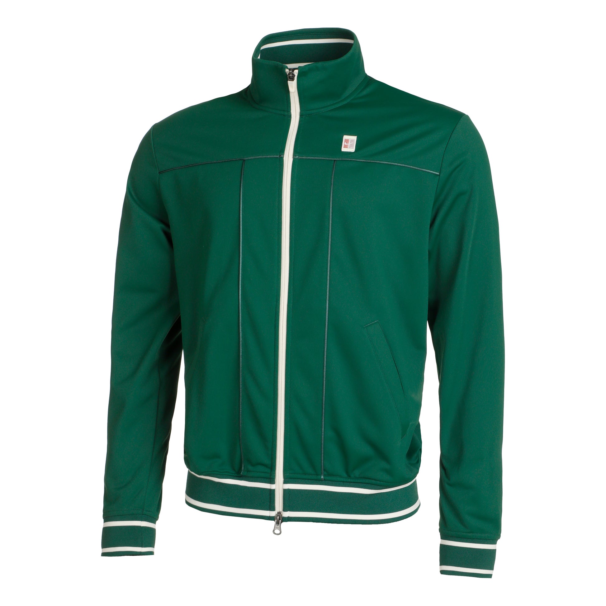 Nike Court Heritage Suit Chaqueta de entrenamiento Hombres - verde oscuro,