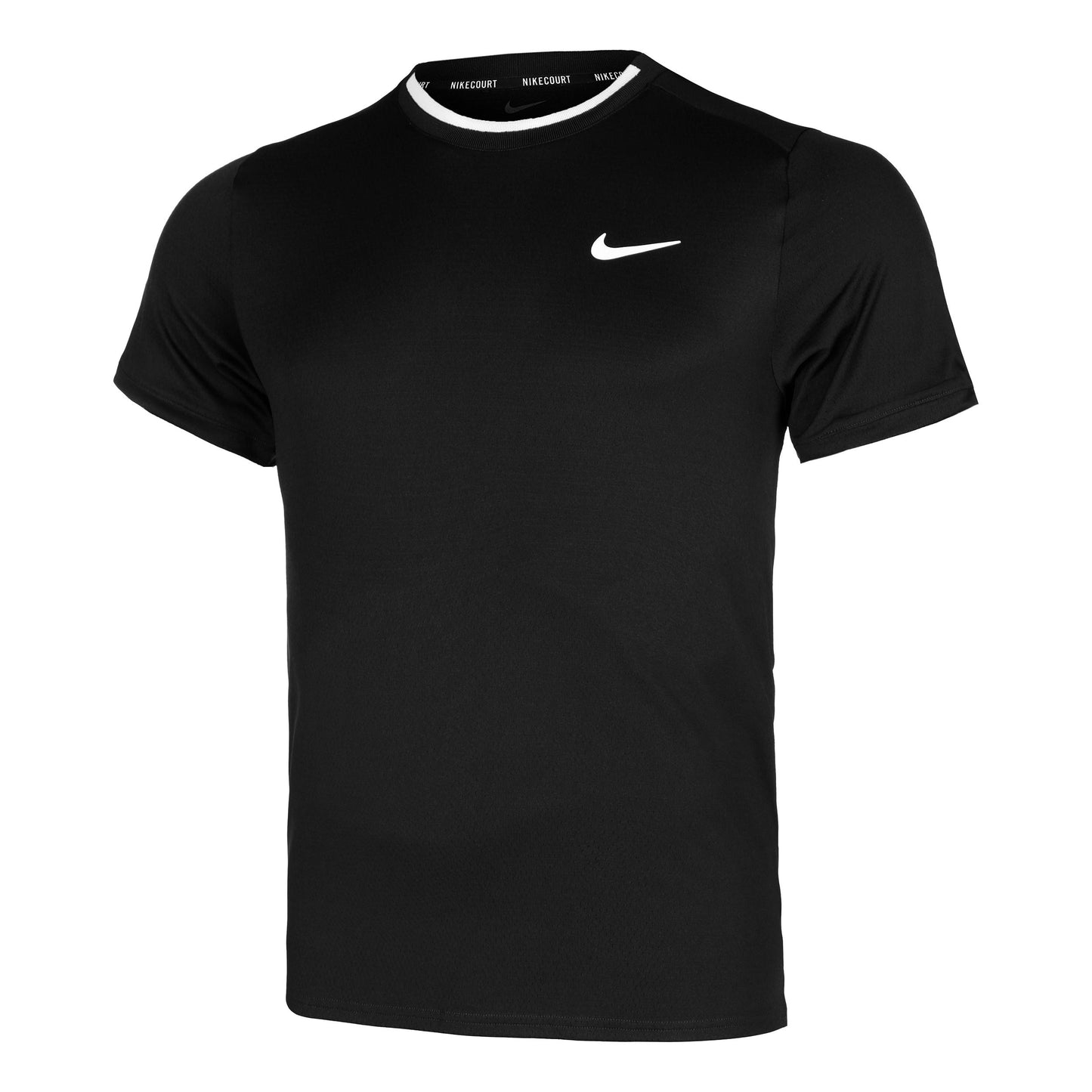 Nike Court Dri-Fit Advantage Camiseta De Manga Corta Hombres-Negro