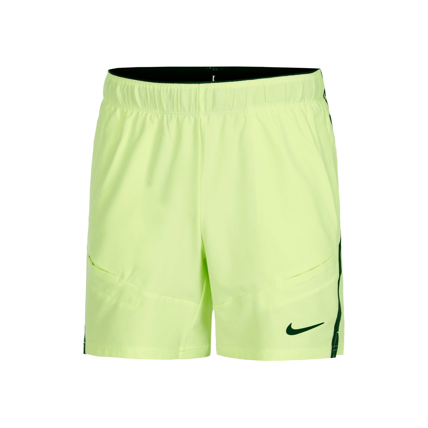 Nike Court Dri-Fit Advantage  7in Shorts Hombres - amarillo limón, negro