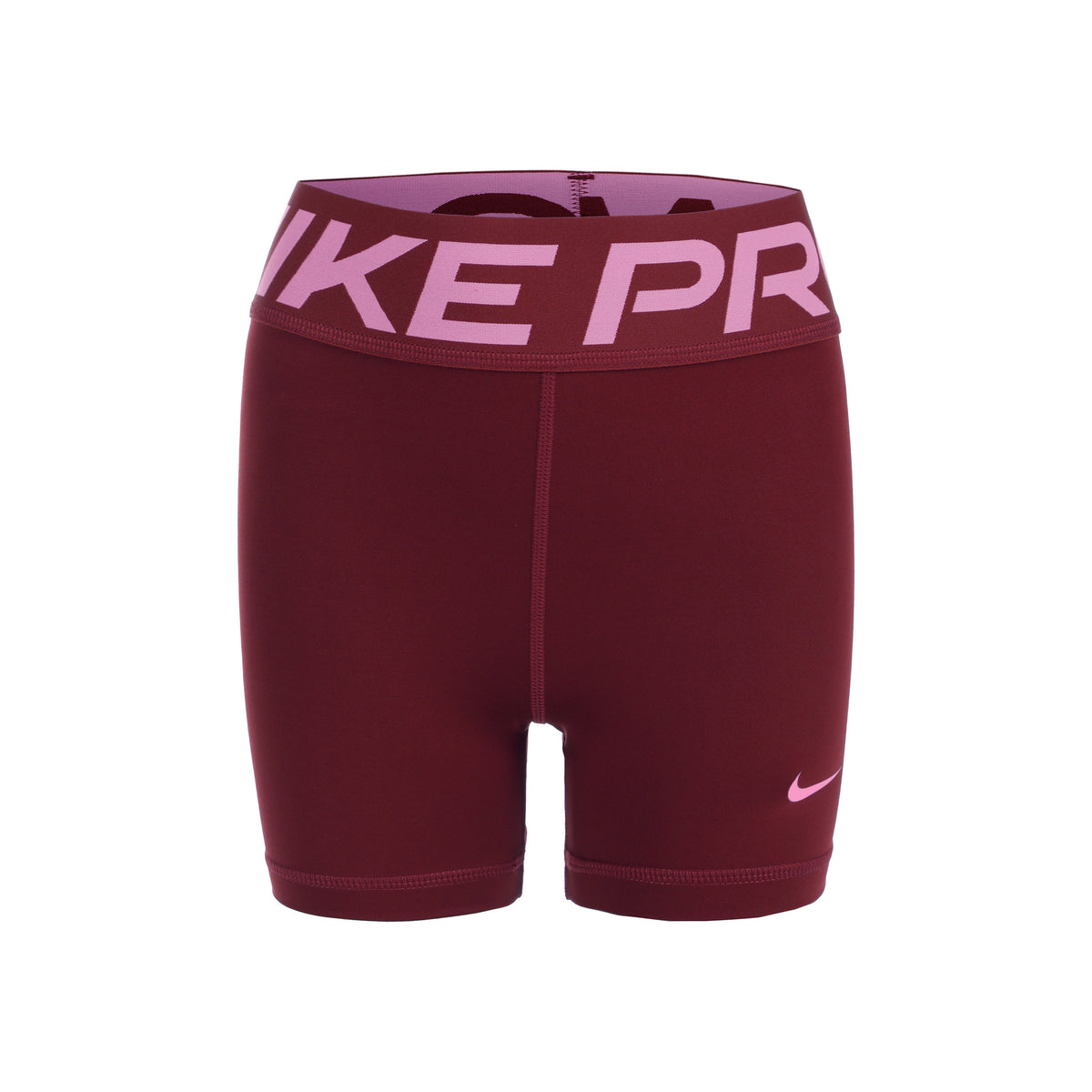 Nike Dri-Fit  Shorts Chicas - rojo oscuro,