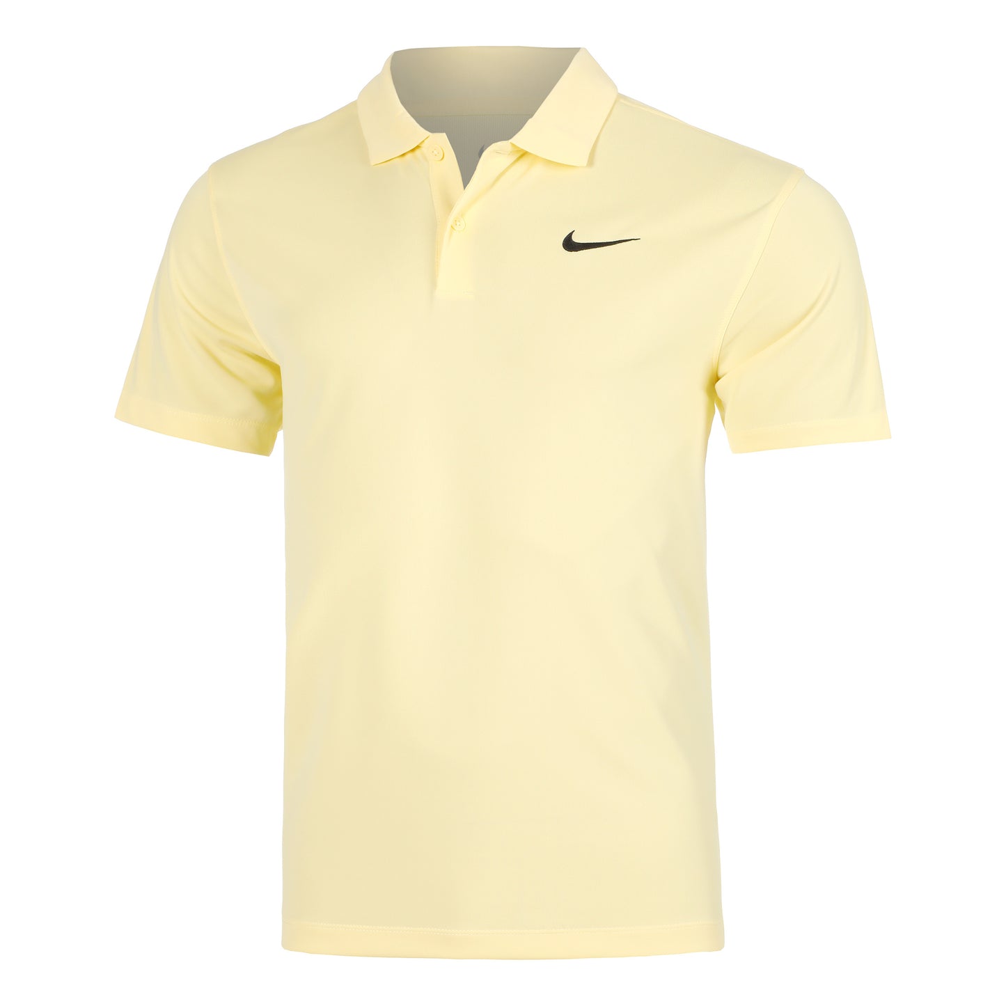 Nike Dri-Fit Victory Court Solid Polo Hombres - amarillo, negro