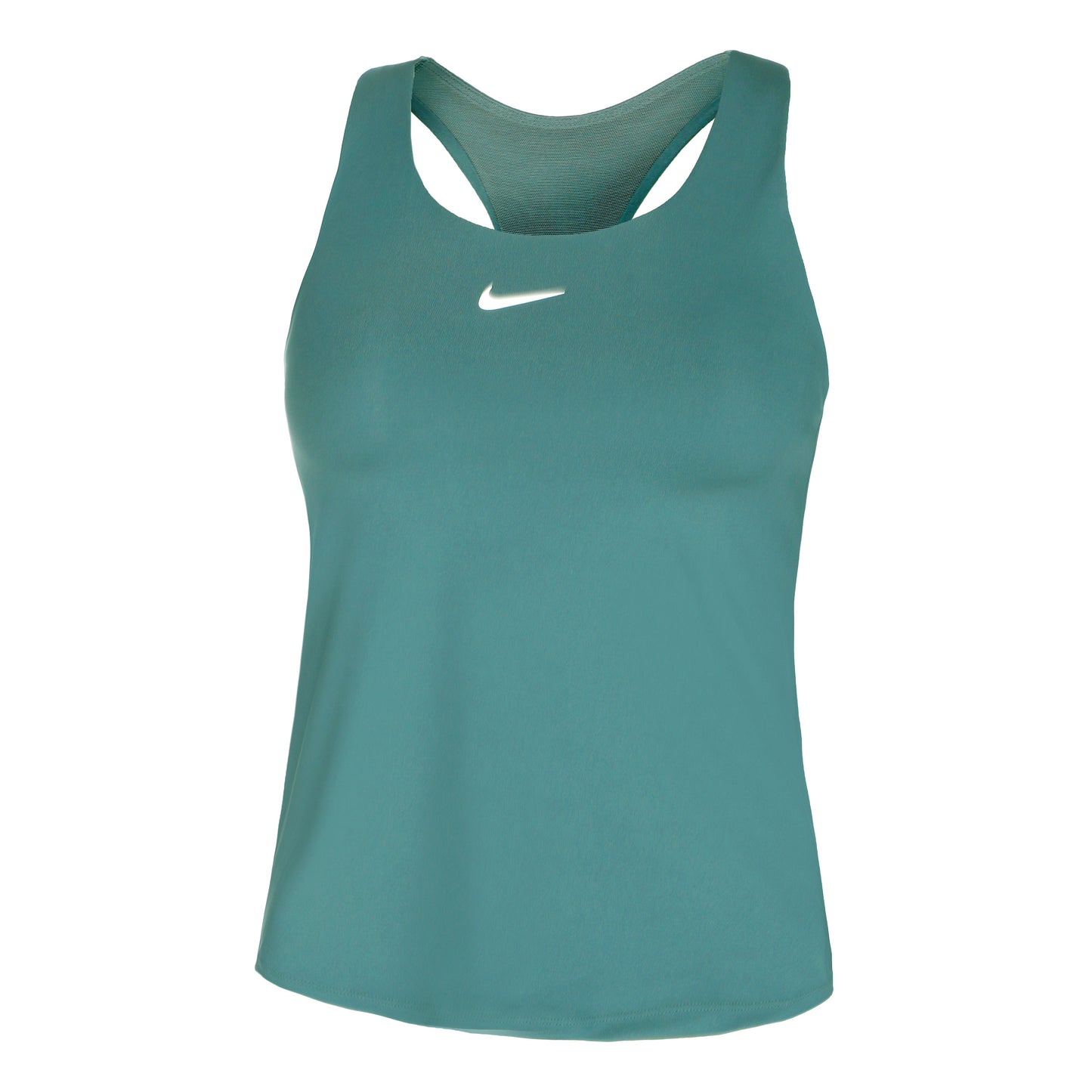 Nike Dri-Fit Swoosh Camiseta de tirantes Mujeres - verde oscuro,