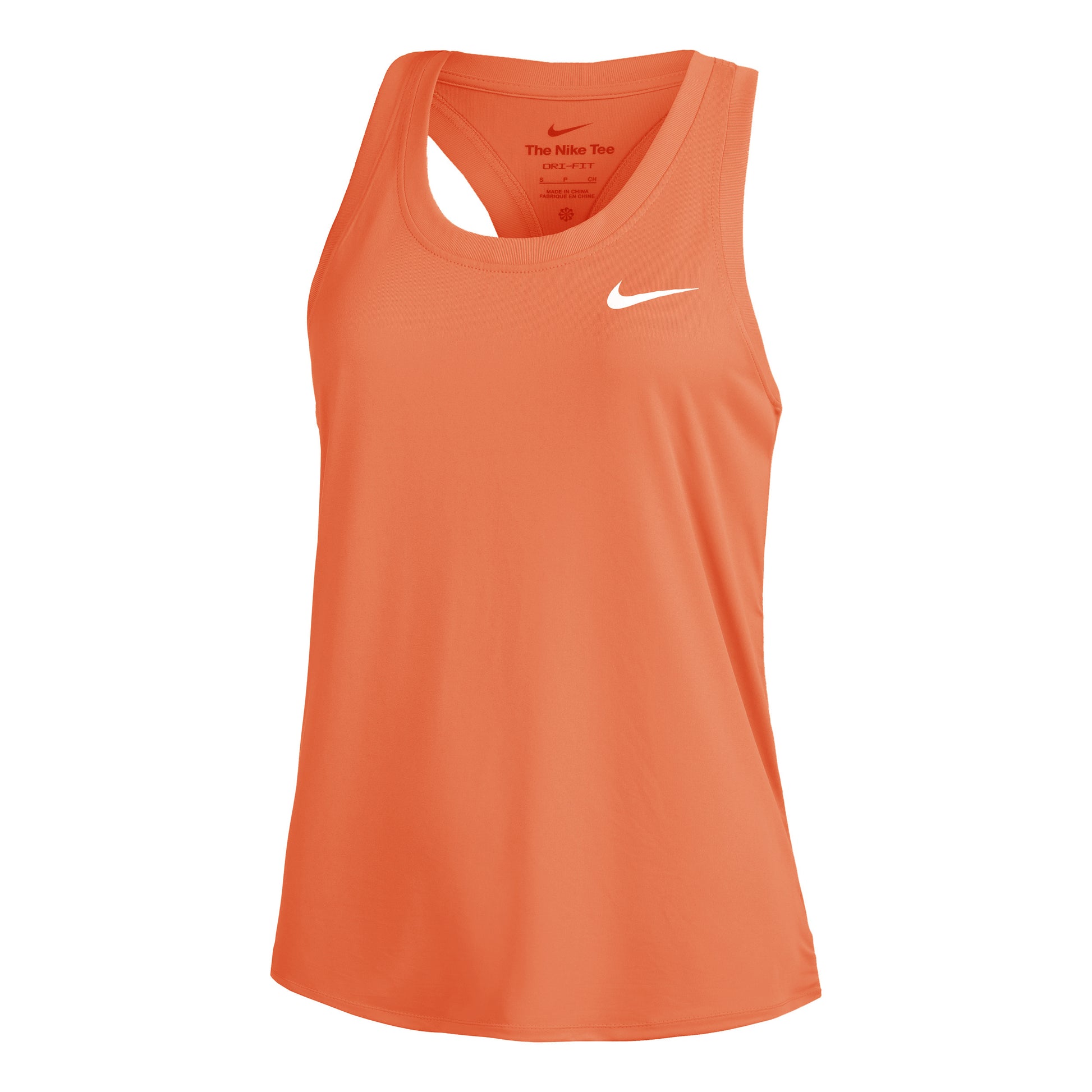 Nike Dri-Fit Regular Racerback Camiseta de tirantes Mujeres - naranja,