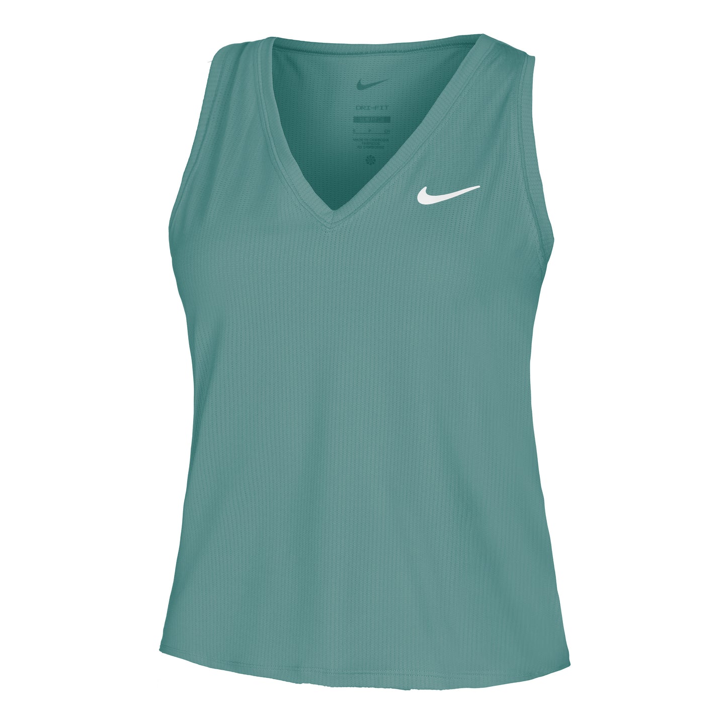 Nike Dri-Fit Victory Court Camiseta de tirantes Mujeres - verde oscuro,