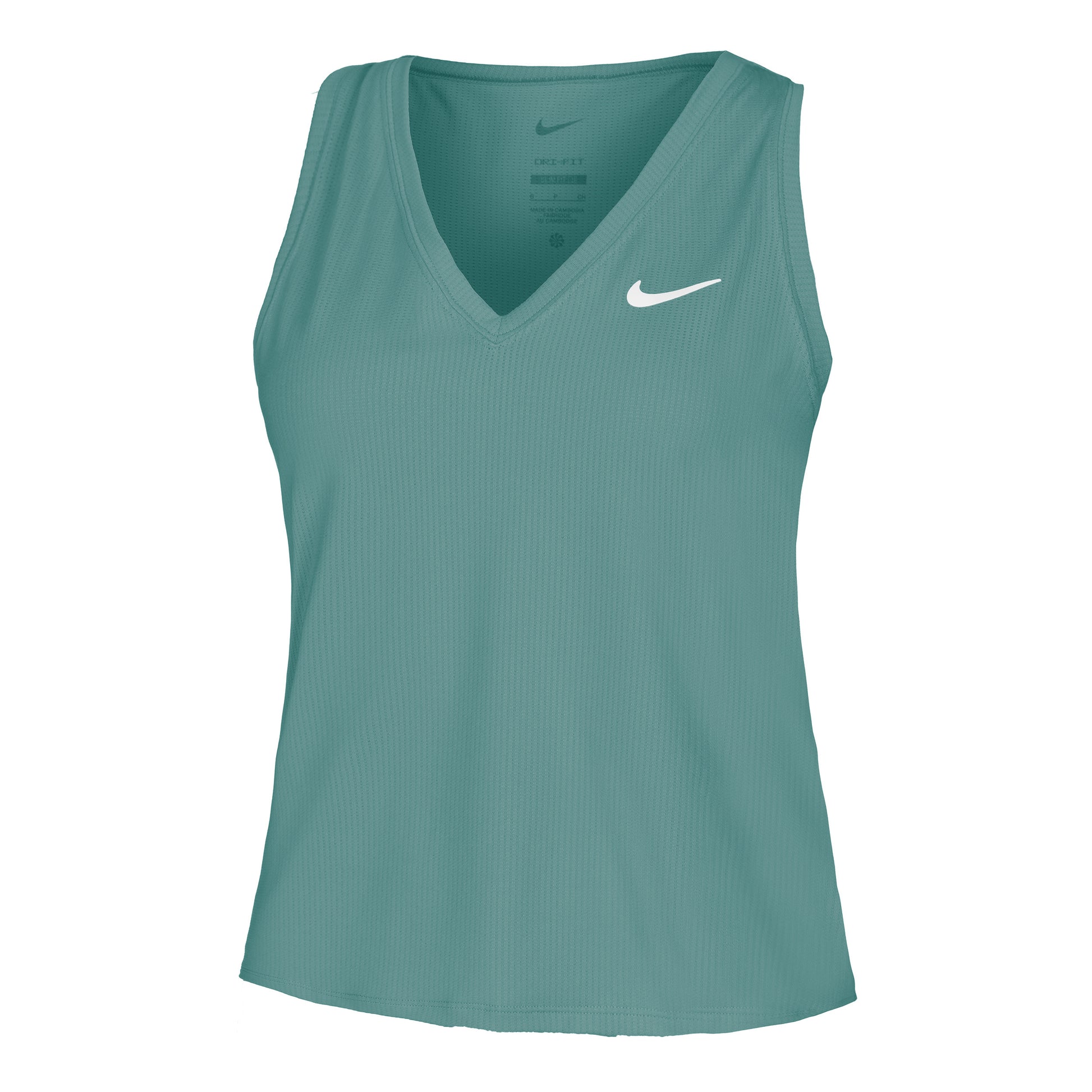 Nike Dri-Fit Victory Court Camiseta de tirantes Mujeres - verde oscuro,