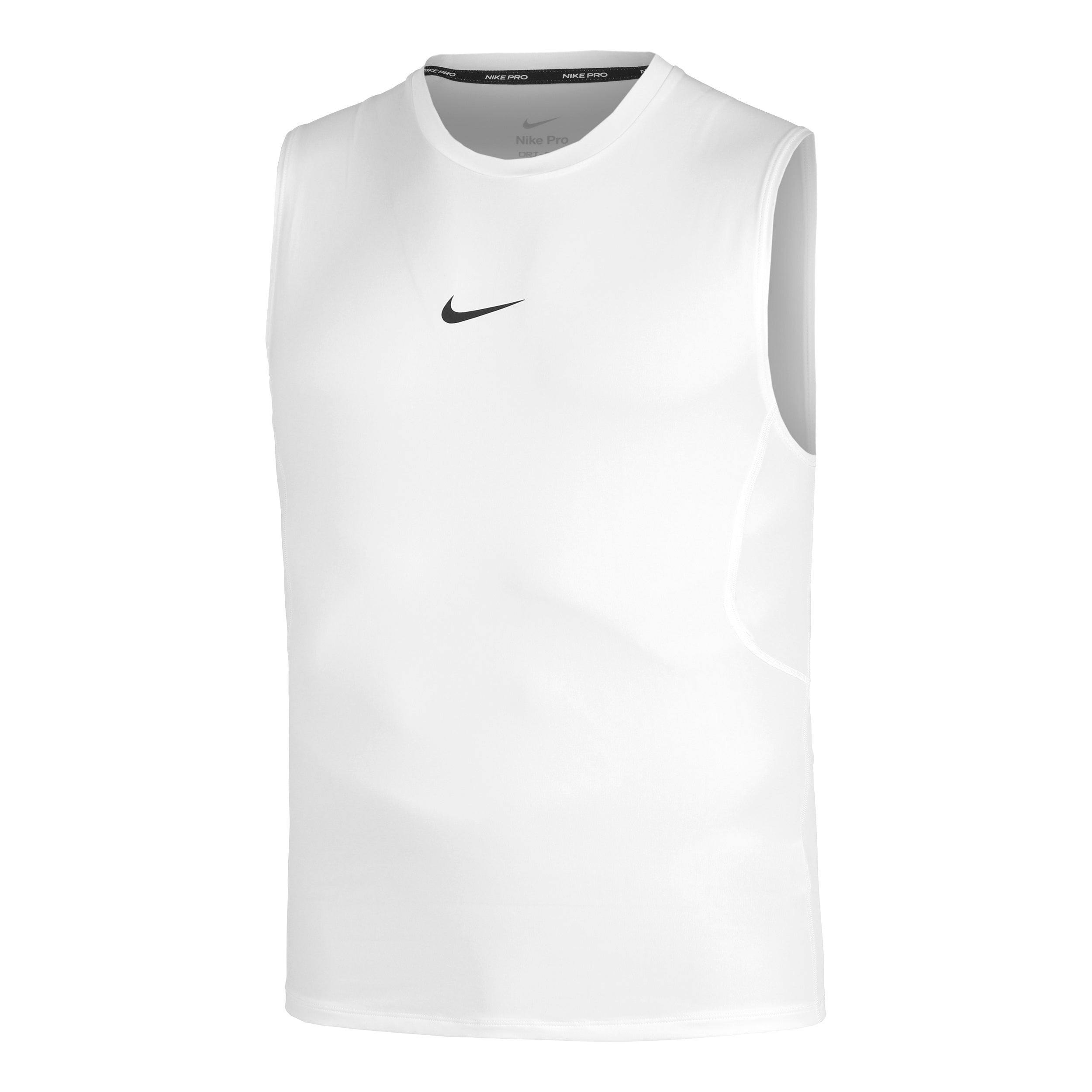 Nike Dri-Fit Pro Tight Fitness Camiseta De Tirantes Hombres-Blanco