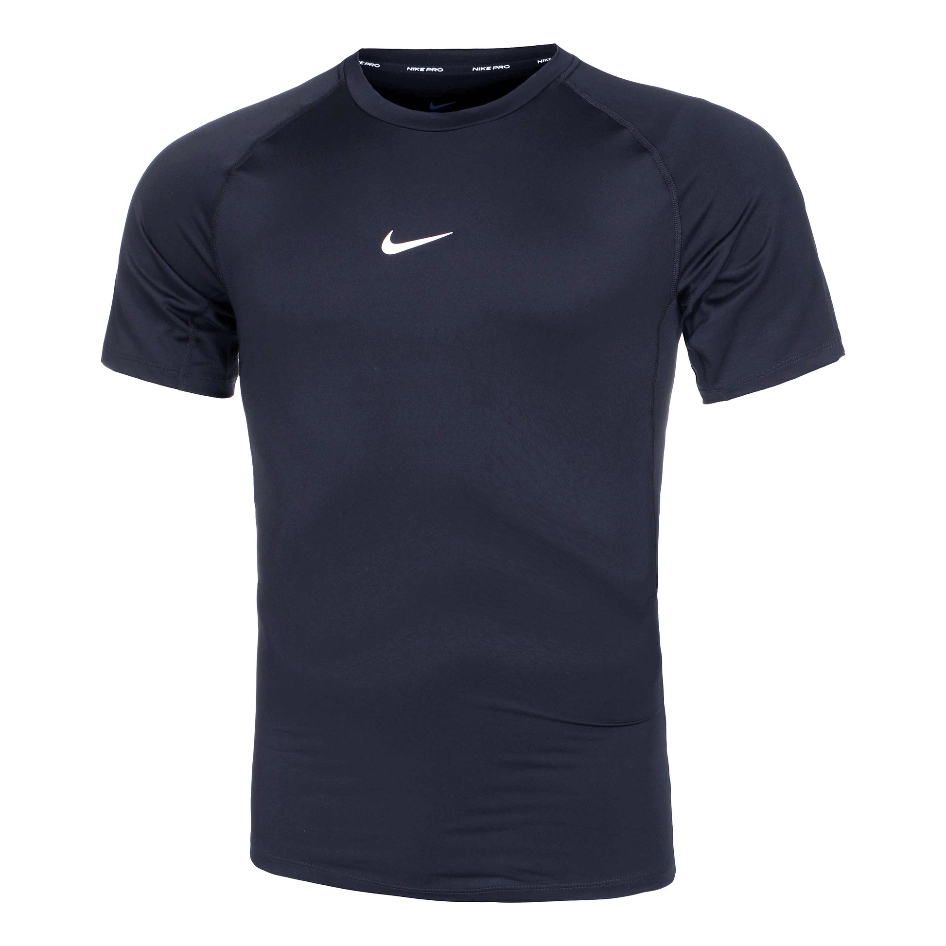 Nike Dri-Fit Pro Camiseta de manga corta Hombres - azul oscuro, blanco