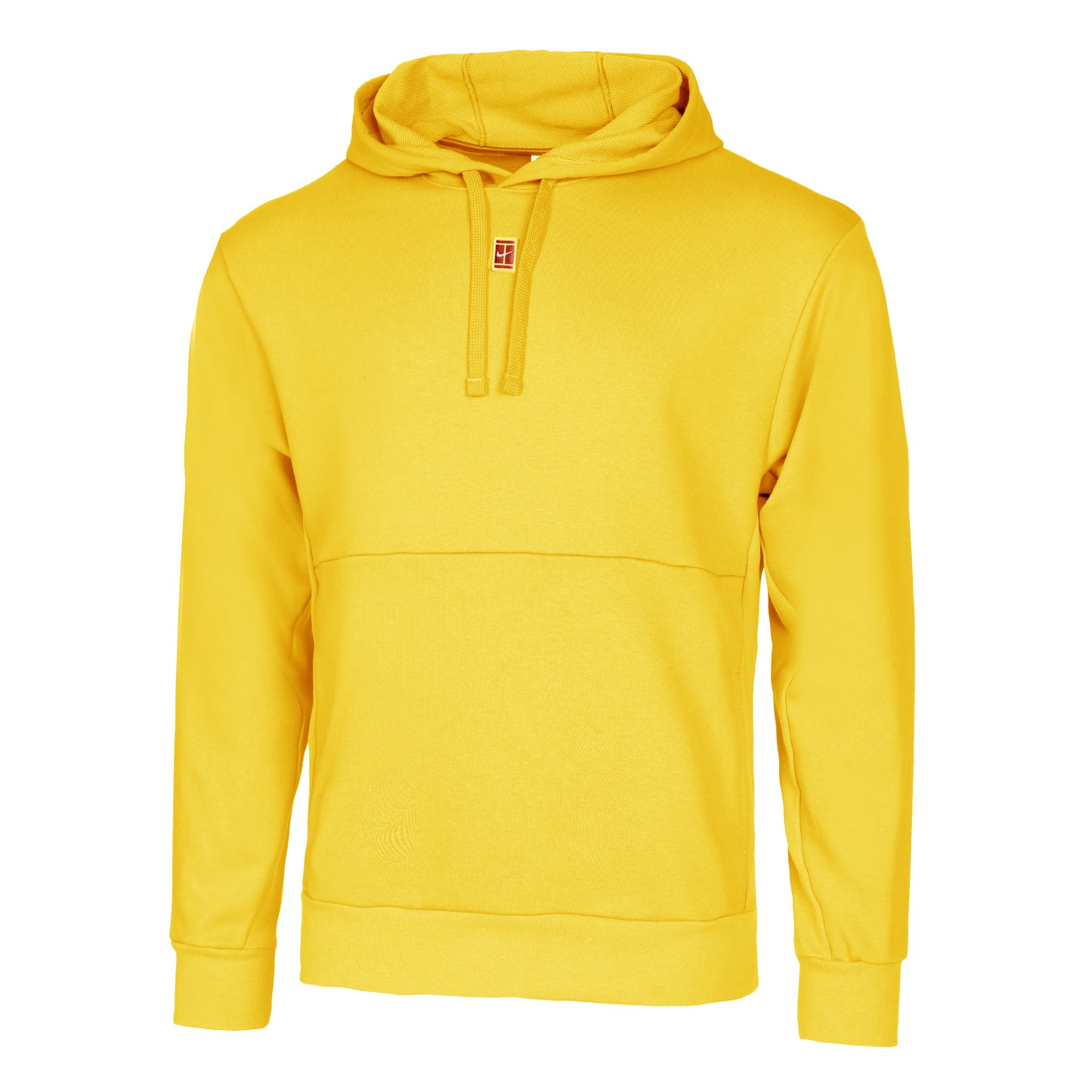 Nike Dri-Fit Court Heritage Fleece Sudadera con capucha Hombres - amarillo oro,