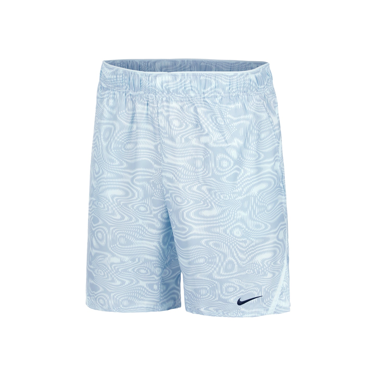 Nike Court Victory Dri-Fit 9in AOP Shorts Hombres - azul claro,