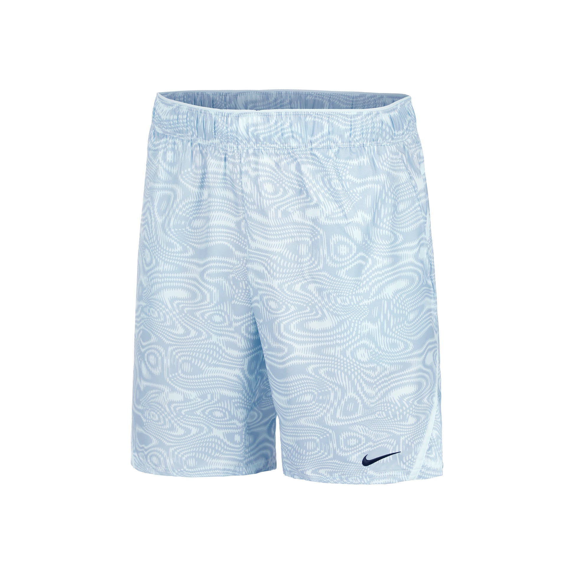 Nike Court Victory Dri-Fit 9in AOP Shorts Hombres - azul claro,