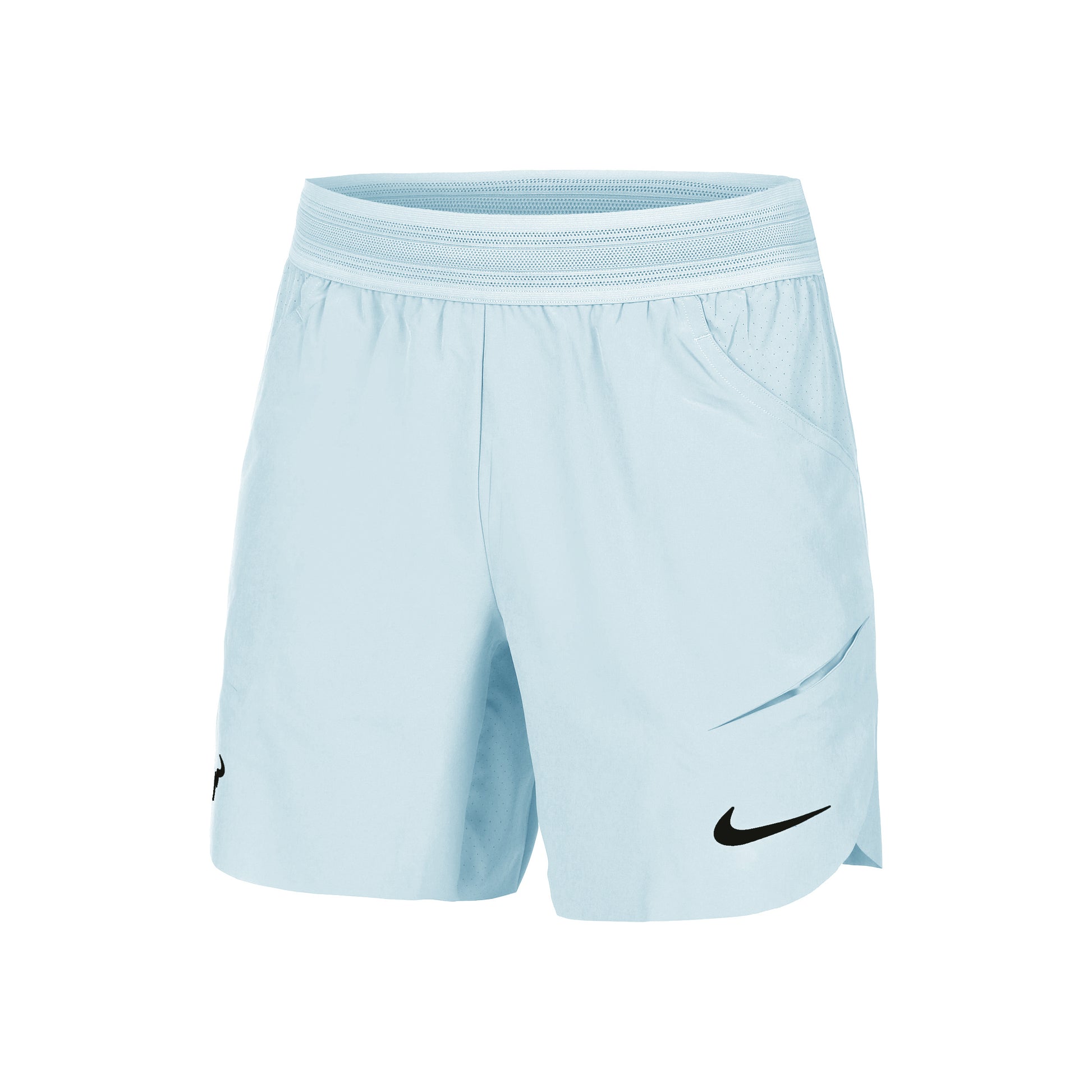Nike Dri-Fit RAFA Advantage 7in Shorts Hombres-Azul Claro