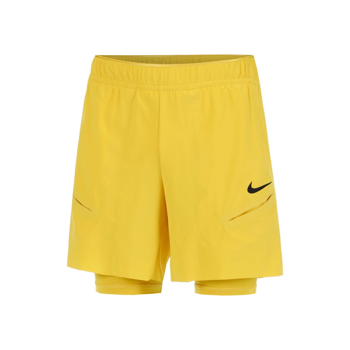 Nike Dri-Fit Court Slam Shorts Hombres - amarillo, naranja