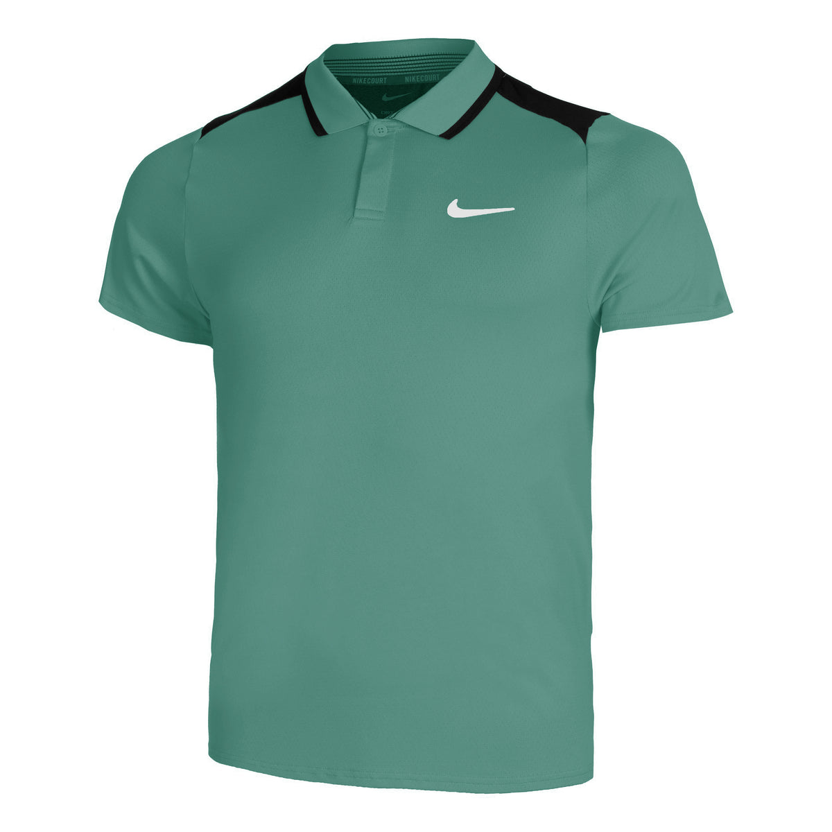 Nike Court Dri-Fit Advantage Polo Hombres - salvia, negro