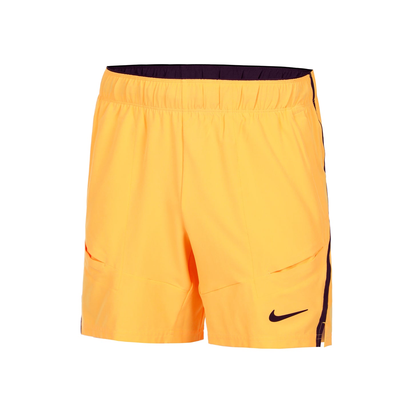 Nike Court Dri-Fit Advantage  7in Shorts Hombres - naranja, negro