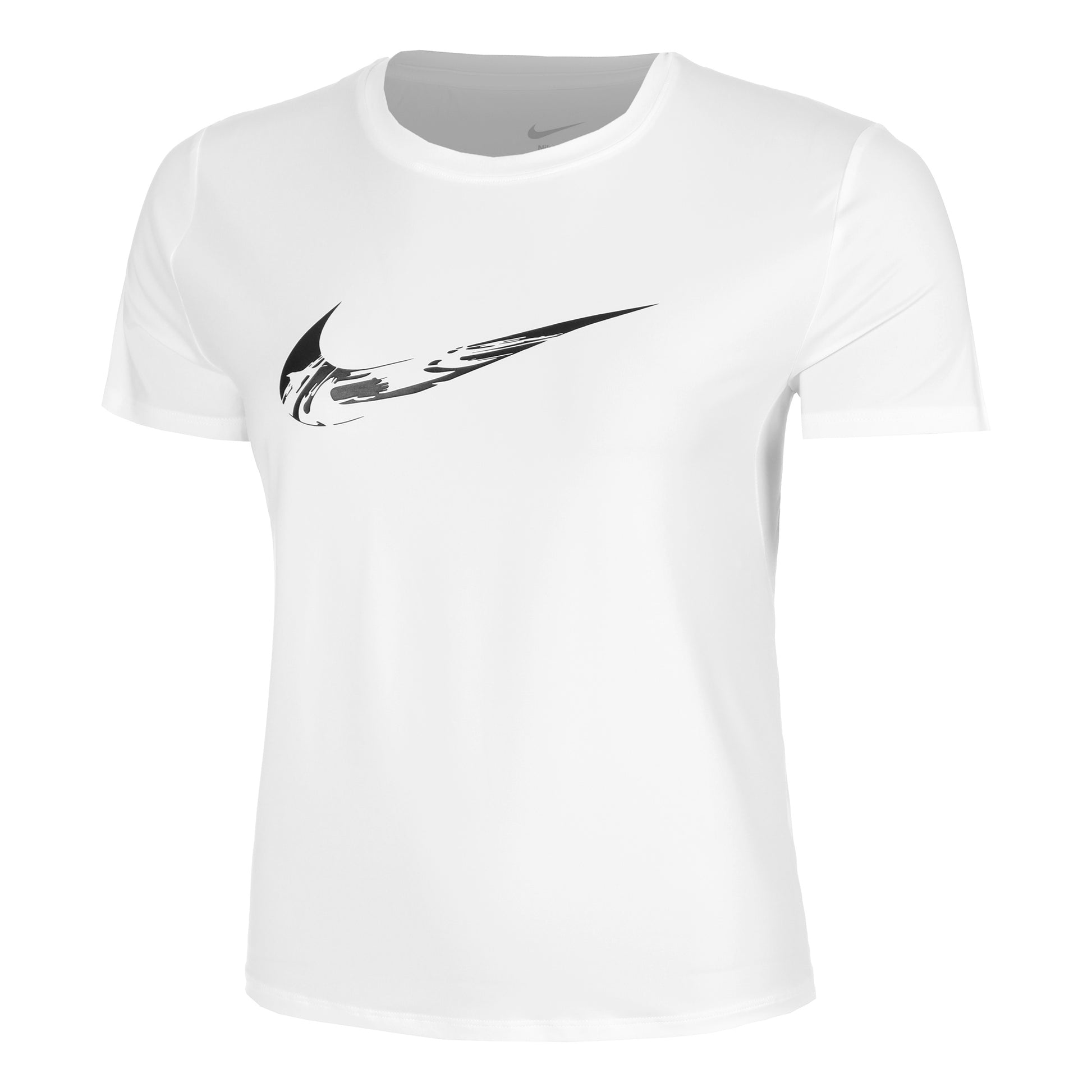 Nike Dri-Fit One Swoosh Camiseta De Running Mujeres-Blanco