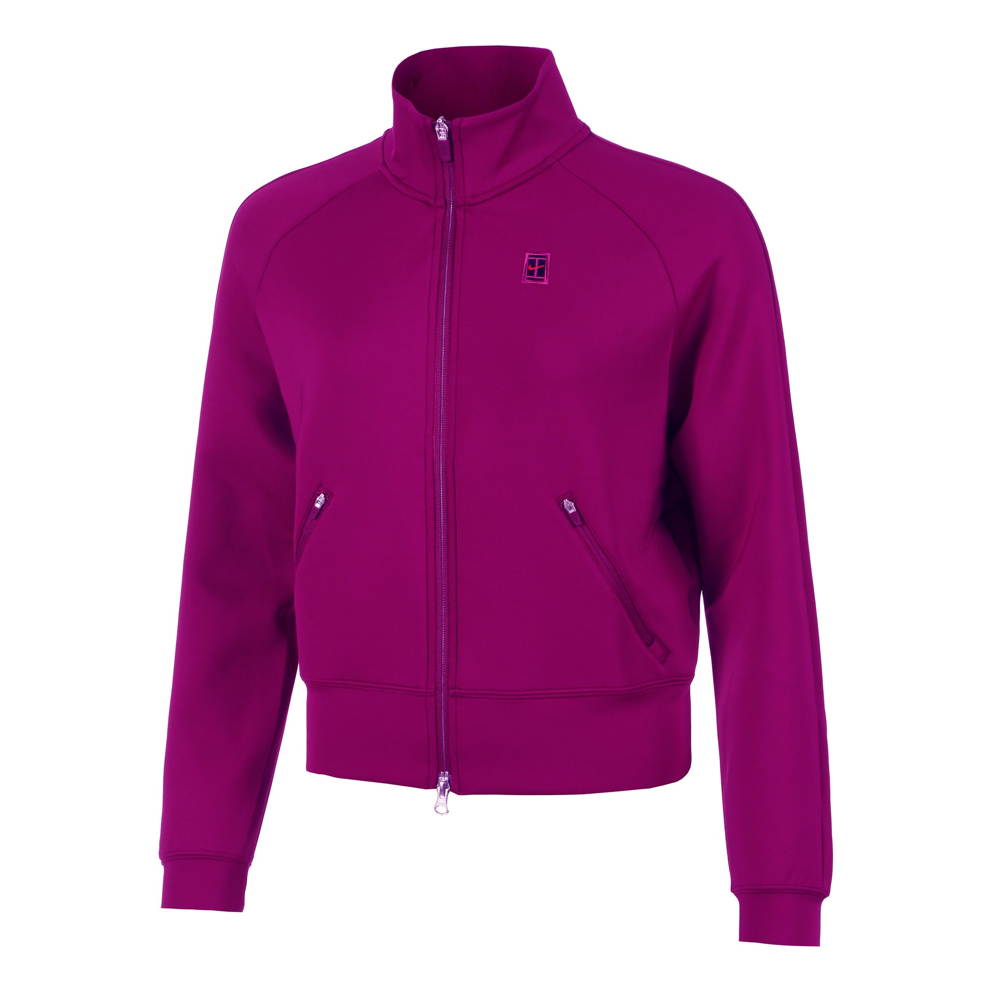 Nike Court Dri-Fit Heritage Chaqueta de entrenamiento Mujeres - berry,