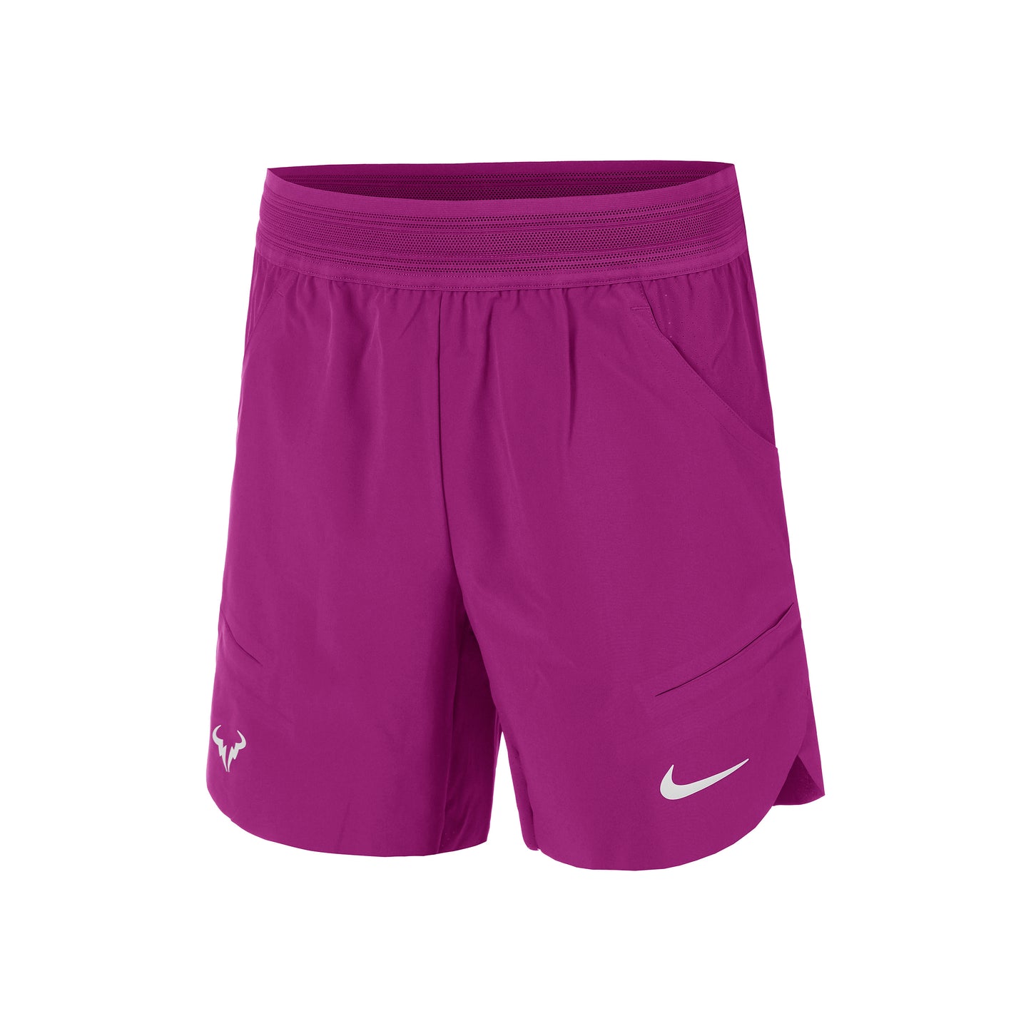 Nike Dri-Fit RAFA MNK 7in Shorts Hombres - berry,