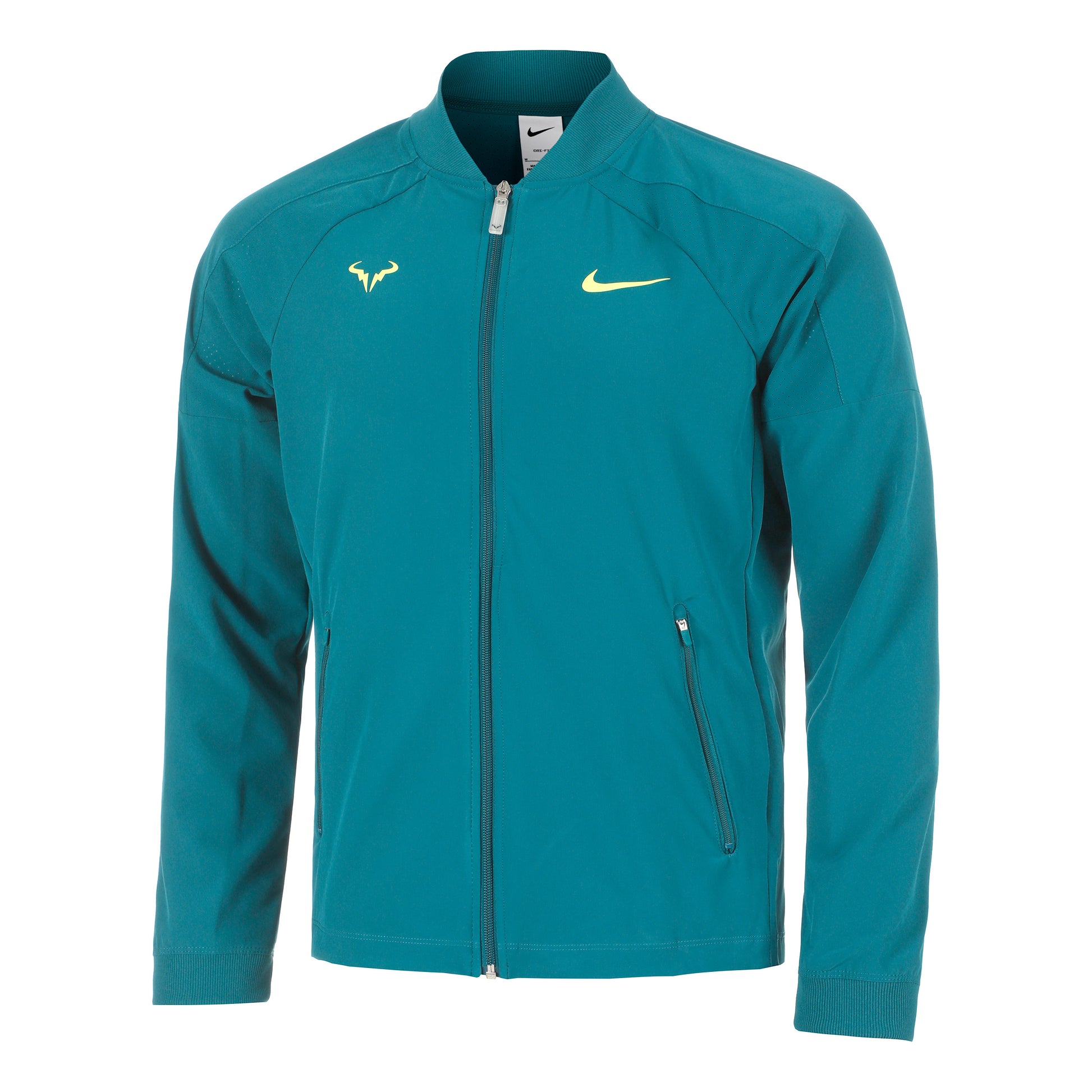 Nike Dri-Fit RAFA MNK Chaqueta de entrenamiento Hombres - color petróleo, lima